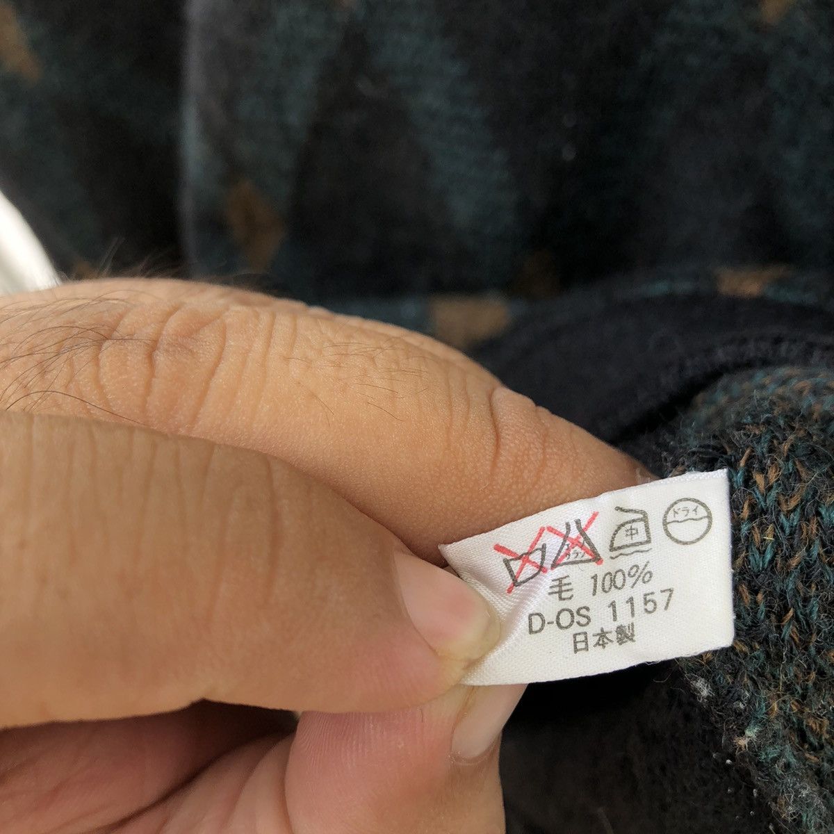 Japanese Brand JOX DE DANDYSME VINTAGE WOOL KNITWEAR SWEATSHIRT Size US L / EU 52-54 / 3 - 8 Thumbnail