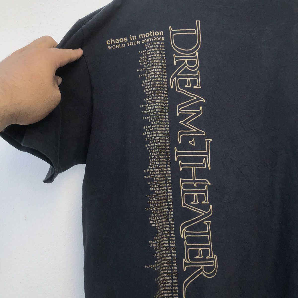Band Tees Vintage American Progressive Metal Band DREAM THEATER Size US XL / EU 56 / 4 - 6 Thumbnail