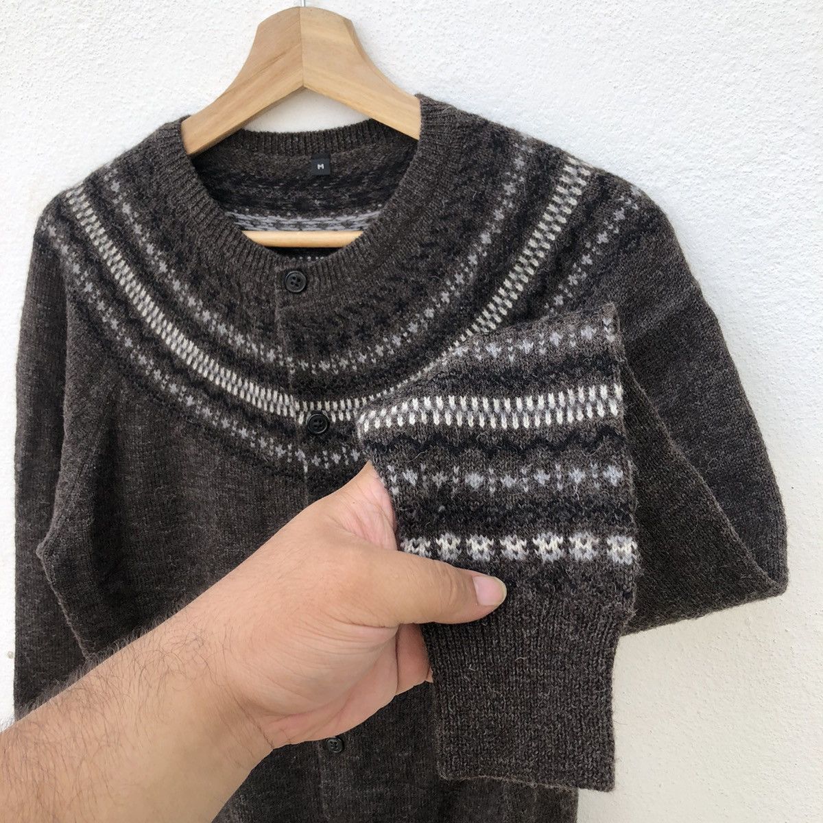 Japanese Brand VINTAGE LIGHT CARDIGAN JAPANESE BRAND NAVAJO DESIGN Size US M / EU 48-50 / 2 - 5 Thumbnail