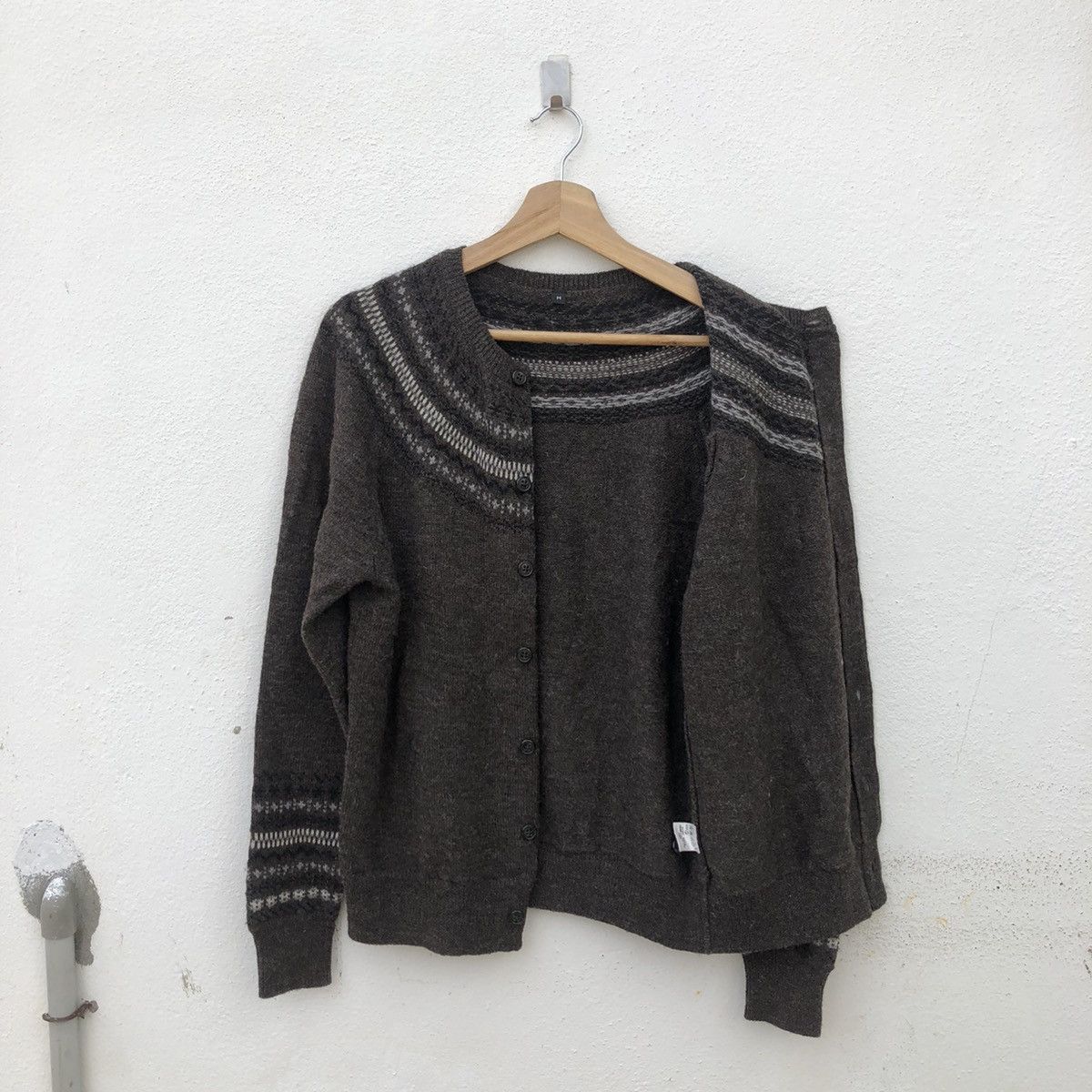 Japanese Brand VINTAGE LIGHT CARDIGAN JAPANESE BRAND NAVAJO DESIGN Size US M / EU 48-50 / 2 - 8 Thumbnail