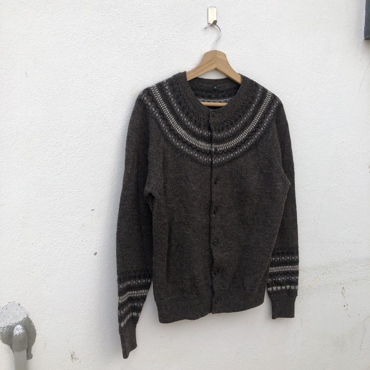 Japanese Brand VINTAGE LIGHT CARDIGAN JAPANESE BRAND NAVAJO DESIGN Size US M / EU 48-50 / 2 - 3 Thumbnail