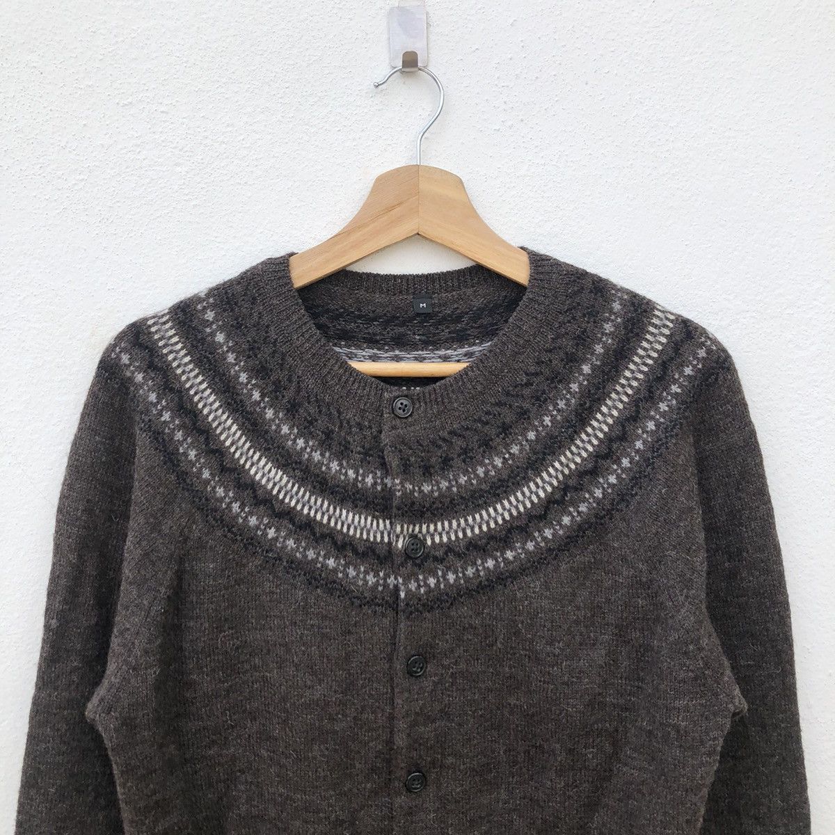 Japanese Brand VINTAGE LIGHT CARDIGAN JAPANESE BRAND NAVAJO DESIGN Size US M / EU 48-50 / 2 - 2 Thumbnail