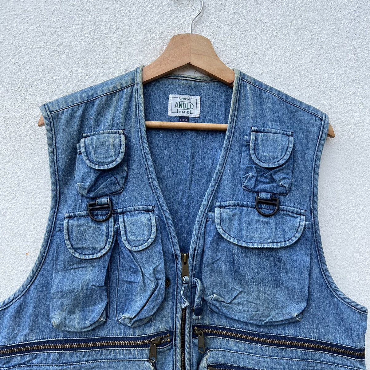 Japanese Brand VINTAGE UTILITY MULTI POCKET VEST UNION ANDLO MADE Size US L / EU 52-54 / 3 - 3 Thumbnail