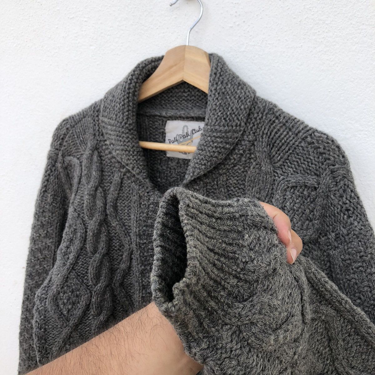 Japanese Brand VINTAGE KNITWEAR CARDIGAN PALI PALI CLUB Size US L / EU 52-54 / 3 - 6 Thumbnail