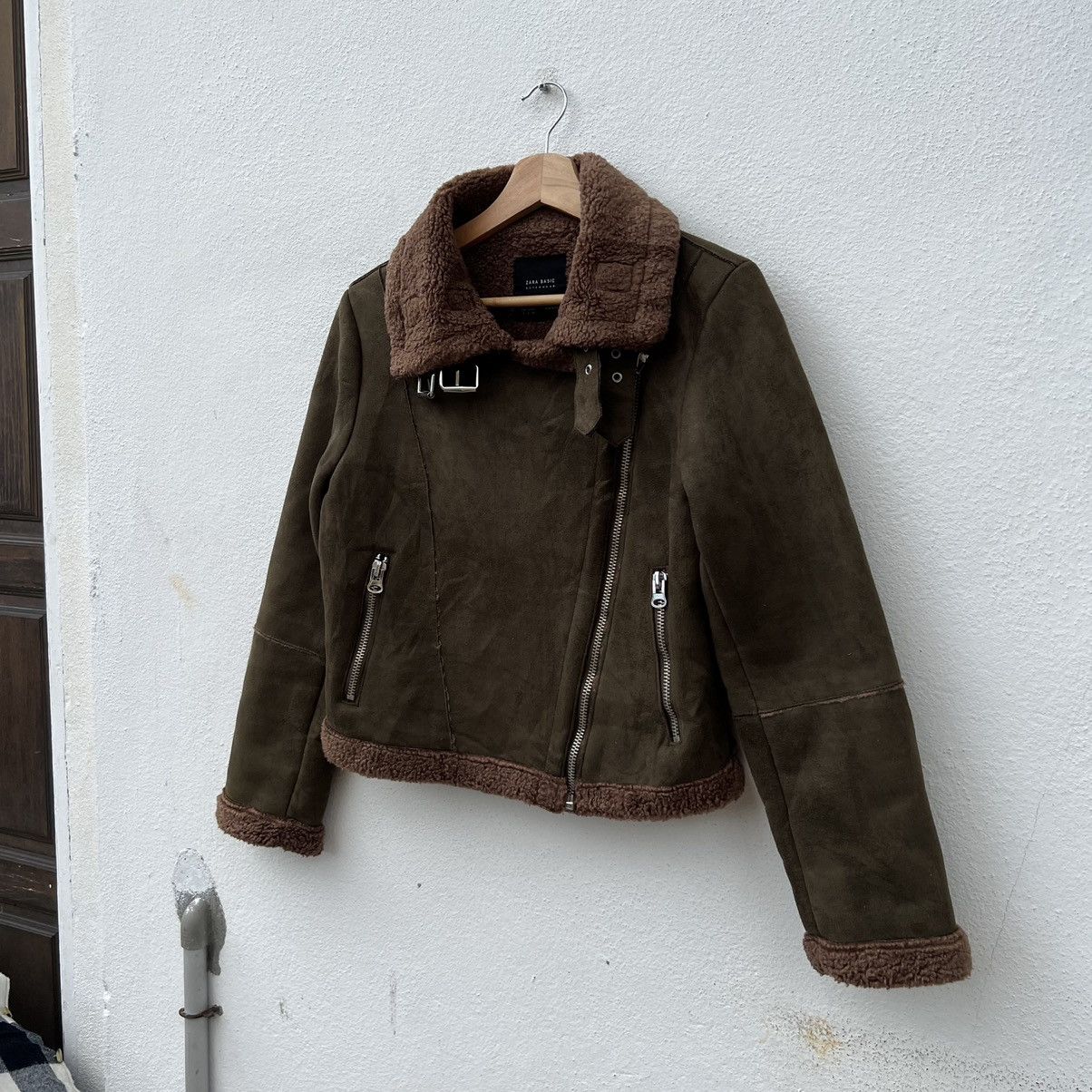Japanese Brand CROPPED BIKER PARACHUTE JACKET DOUBLE BREAST ZARA OUTERWEAR Size US S / EU 44-46 / 1 - 2 Thumbnail