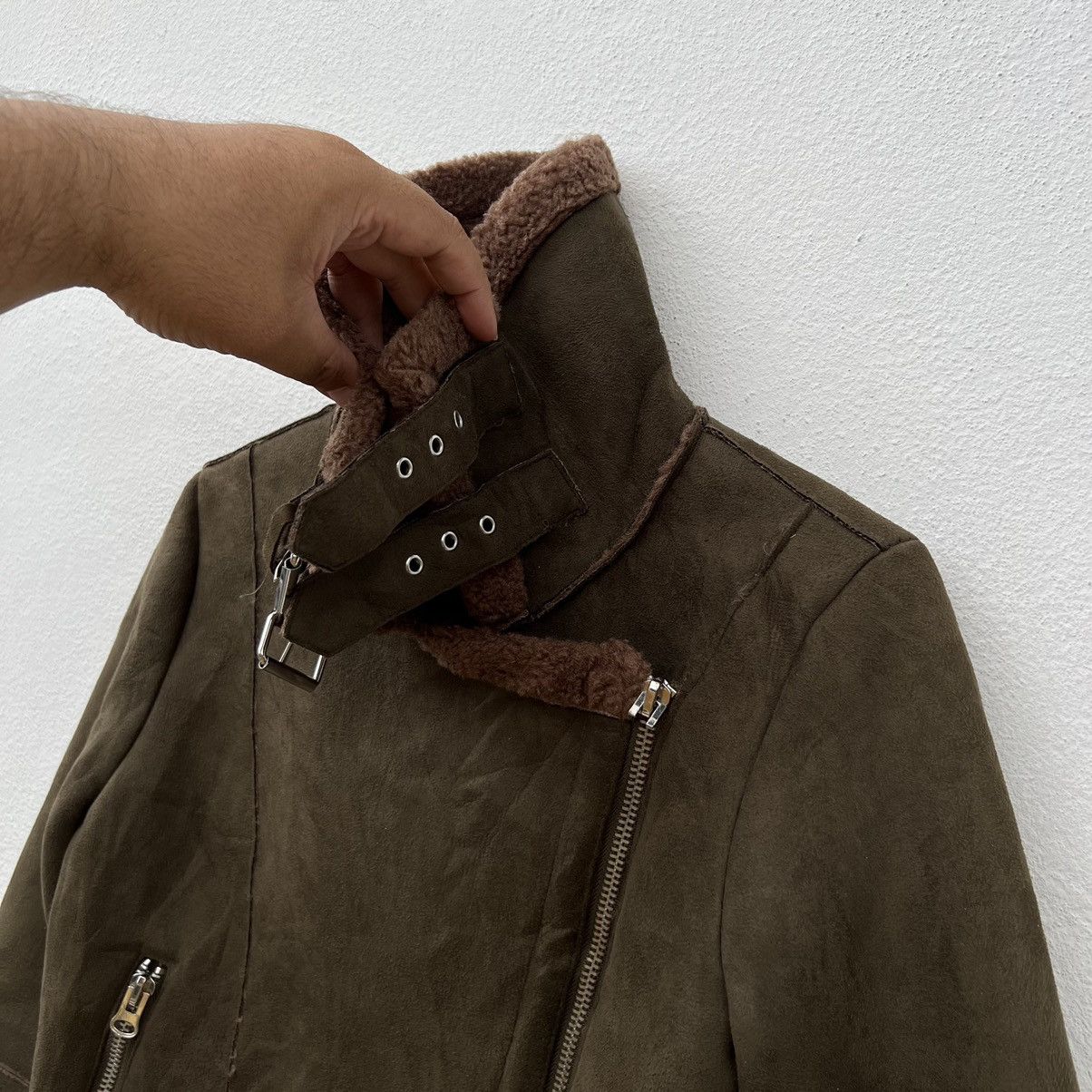 Japanese Brand CROPPED BIKER PARACHUTE JACKET DOUBLE BREAST ZARA OUTERWEAR Size US S / EU 44-46 / 1 - 11 Thumbnail