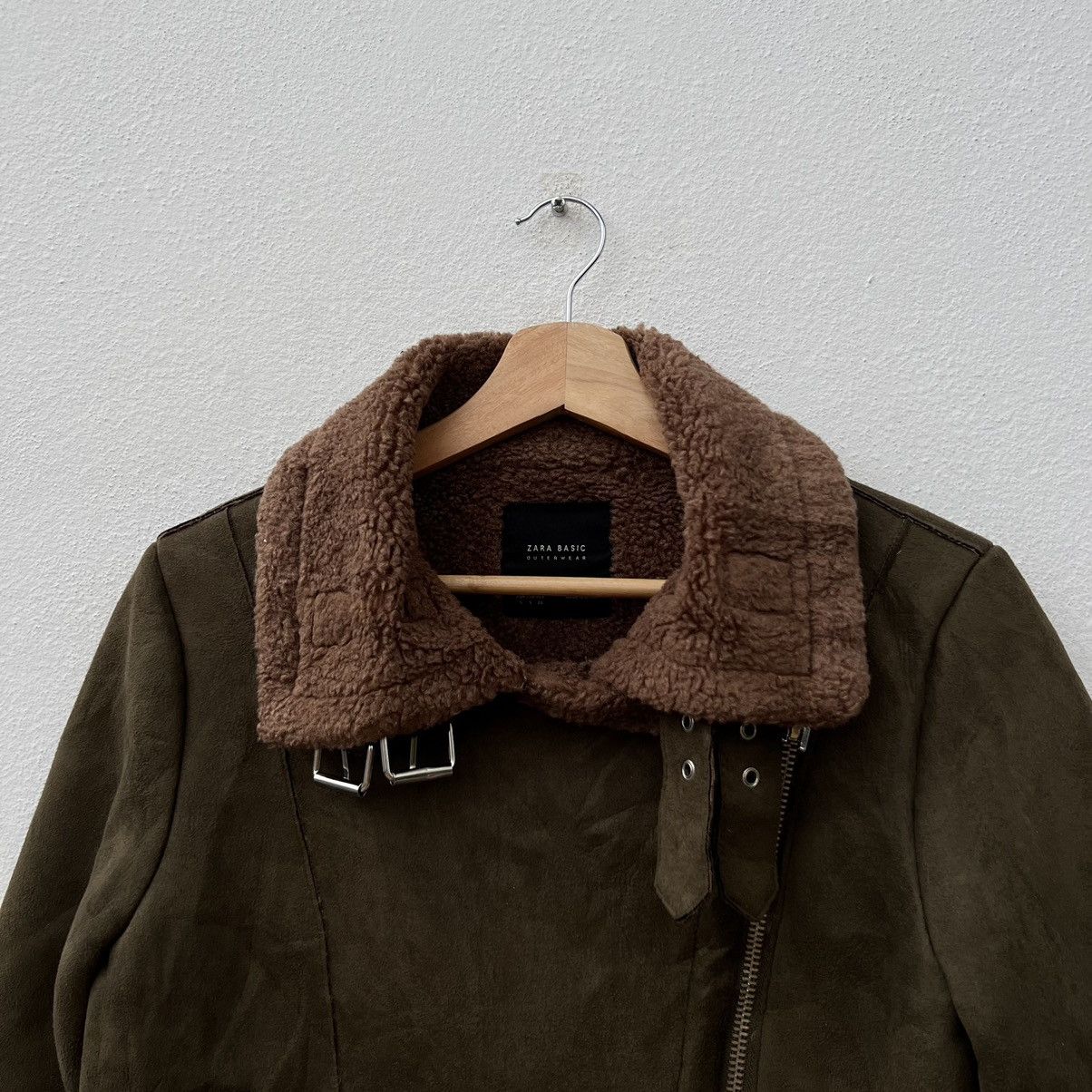 Japanese Brand CROPPED BIKER PARACHUTE JACKET DOUBLE BREAST ZARA OUTERWEAR Size US S / EU 44-46 / 1 - 8 Thumbnail