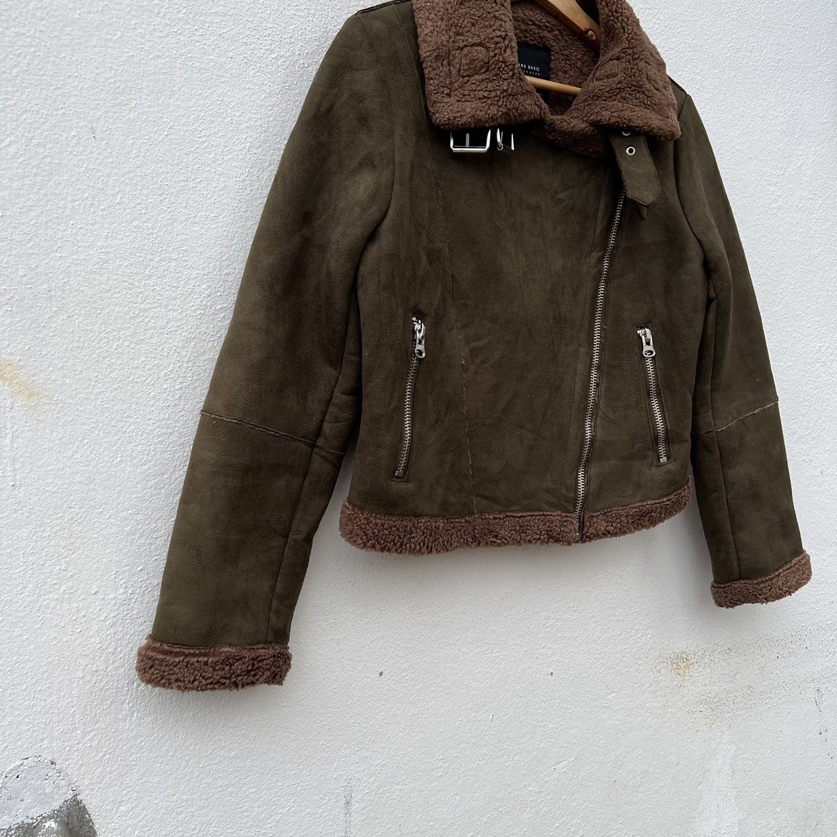 Japanese Brand CROPPED BIKER PARACHUTE JACKET DOUBLE BREAST ZARA OUTERWEAR Size US S / EU 44-46 / 1 - 4 Thumbnail