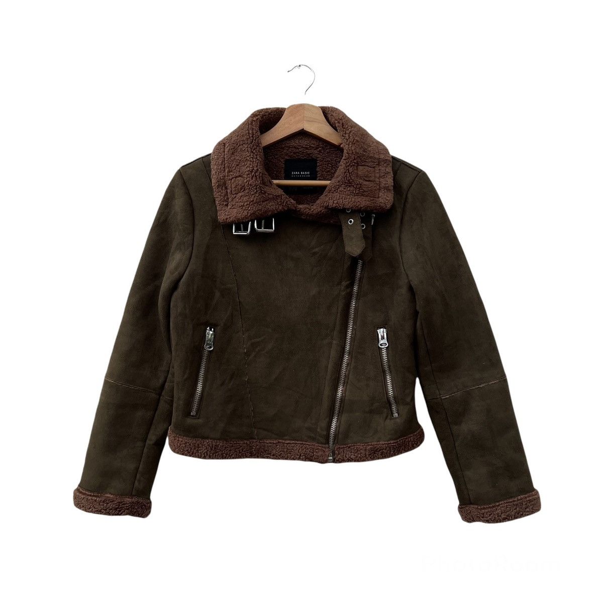 Japanese Brand CROPPED BIKER PARACHUTE JACKET DOUBLE BREAST ZARA OUTERWEAR Size US S / EU 44-46 / 1 - 1 Thumbnail