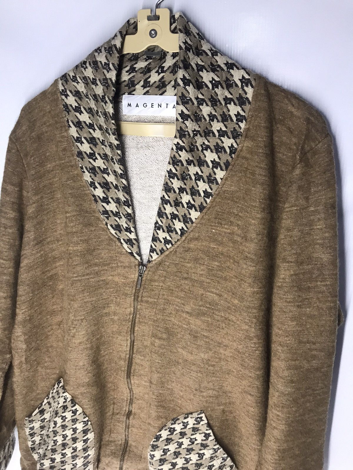 Designer × Japanese Brand × Magenta Skateboards Magenta wool zipper sweater Size US M / EU 48-50 / 2 - 3 Thumbnail