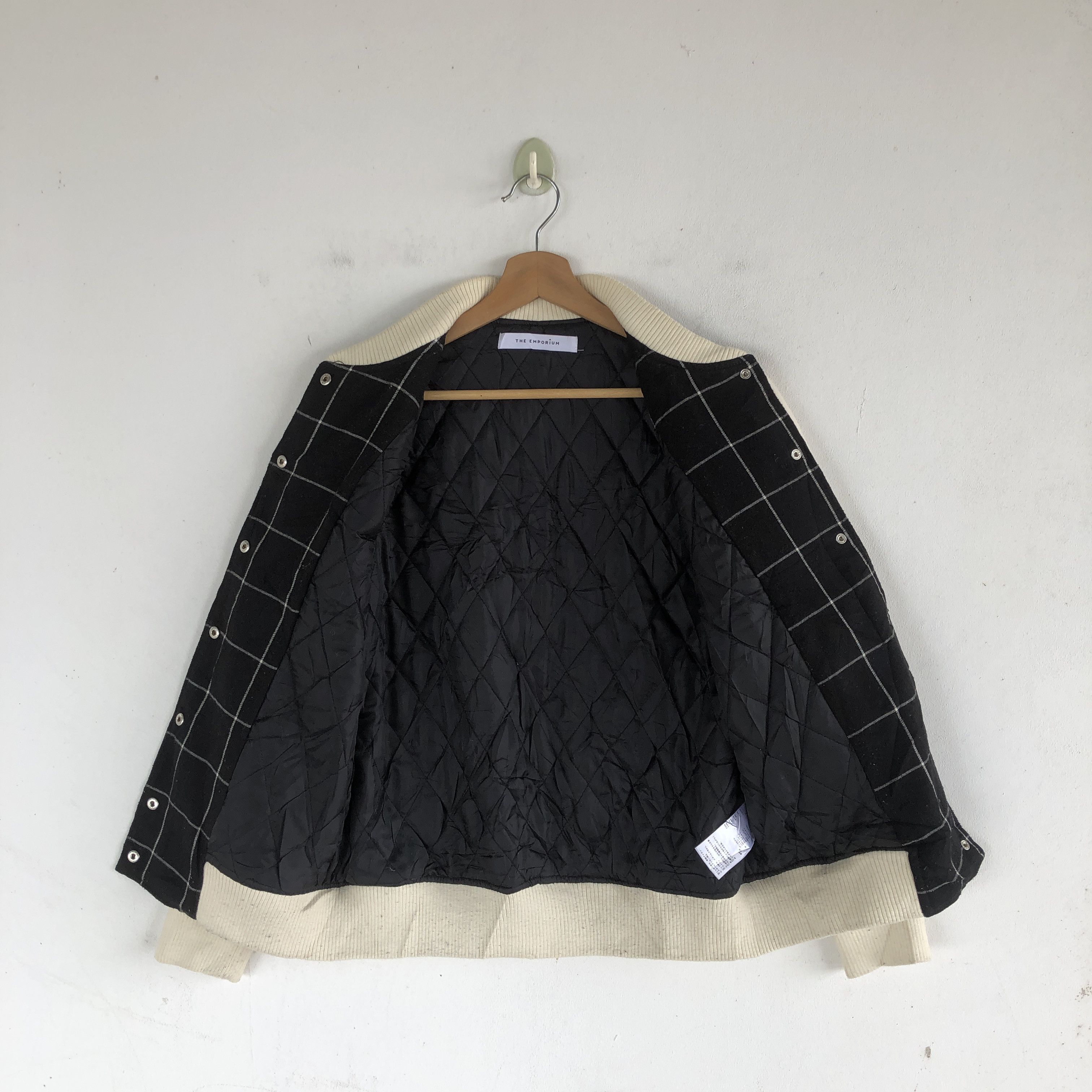 Japanese Brand × Vintage Vintage Japanese Varsity Jackets Checkered Wool Jacket Size US S / EU 44-46 / 1 - 7 Thumbnail