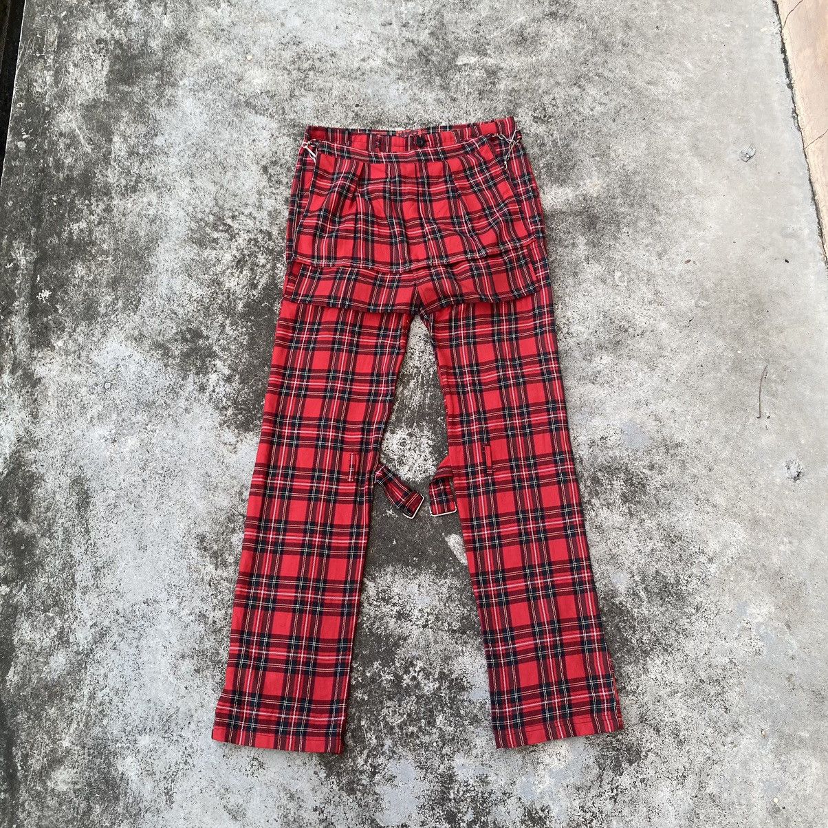 Japanese Brand Japan MAD by Undercover Punk Bondage Zipper Pants Size US 30 / EU 46 - 3 Thumbnail