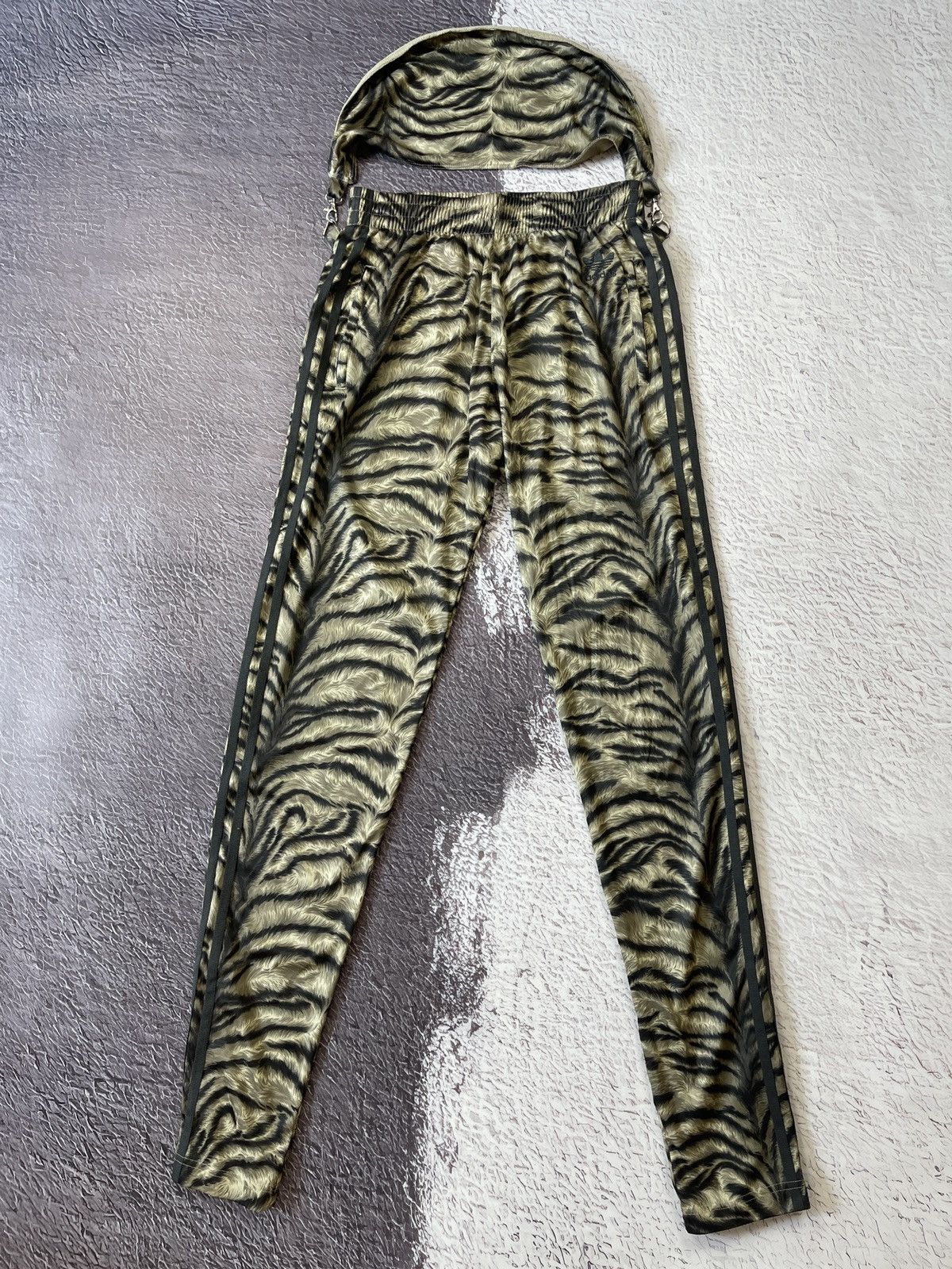 Adidas Jeremy Scott X Adidas Men's Animal Slash Print Pants Size S Size US 30 / EU 46 - 7 Thumbnail