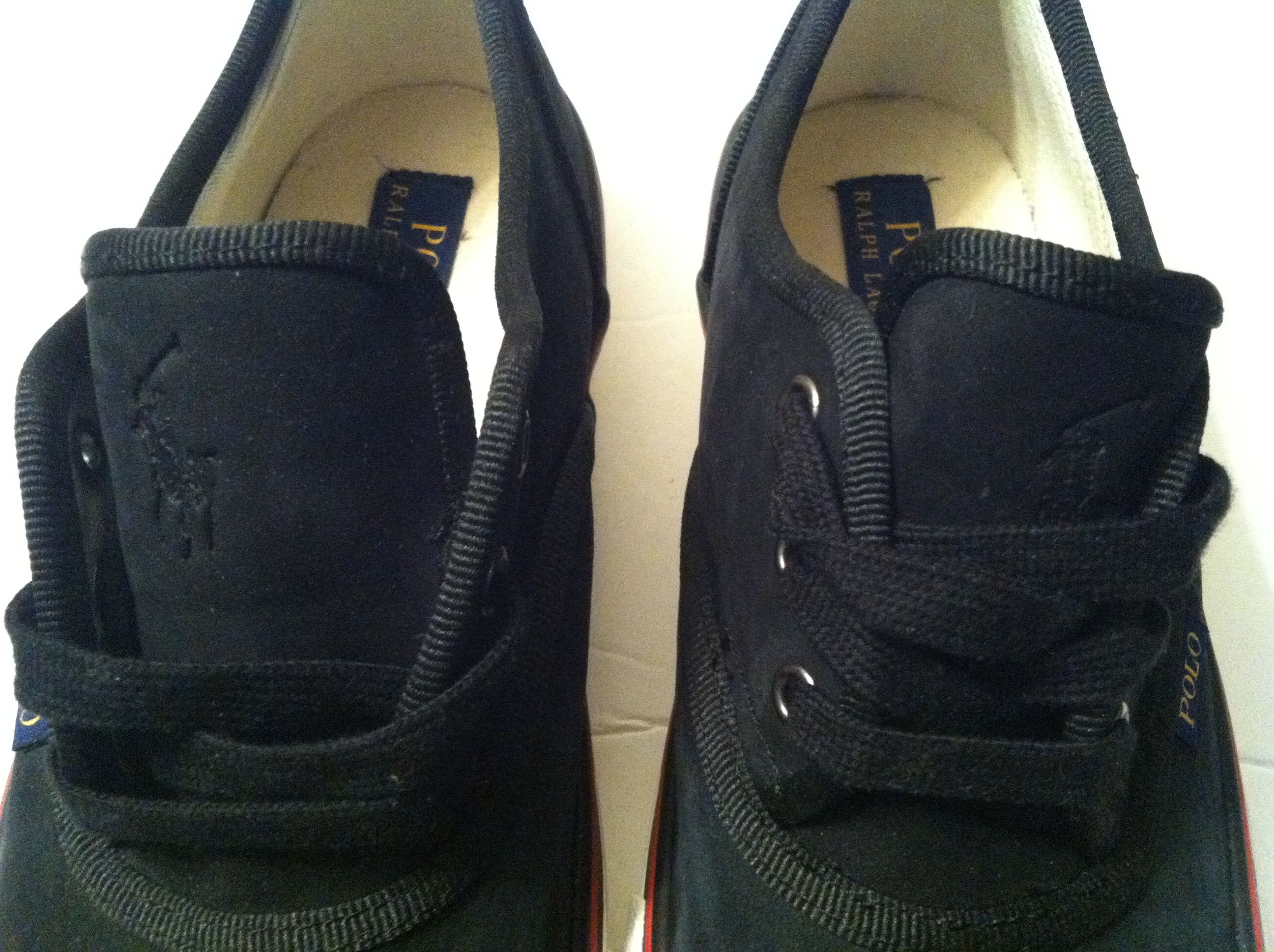 Polo Ralph Lauren POLO RALPH LAUREN MENS NEW BLACK SNEAKERS SIZE: 9D Size US 9 / EU 42 - 2 Thumbnail