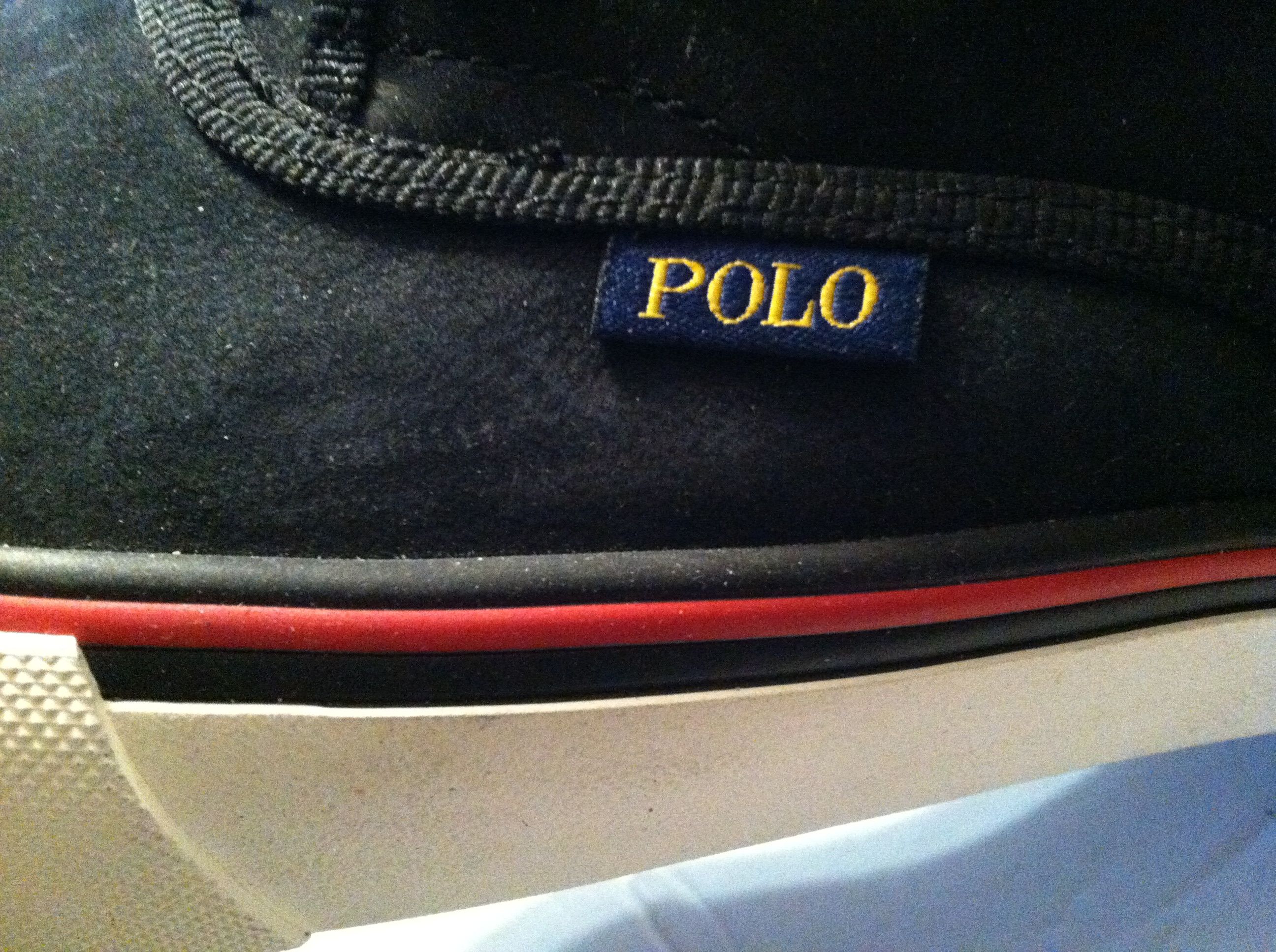 Polo Ralph Lauren POLO RALPH LAUREN MENS NEW BLACK SNEAKERS SIZE: 9D Size US 9 / EU 42 - 5 Thumbnail