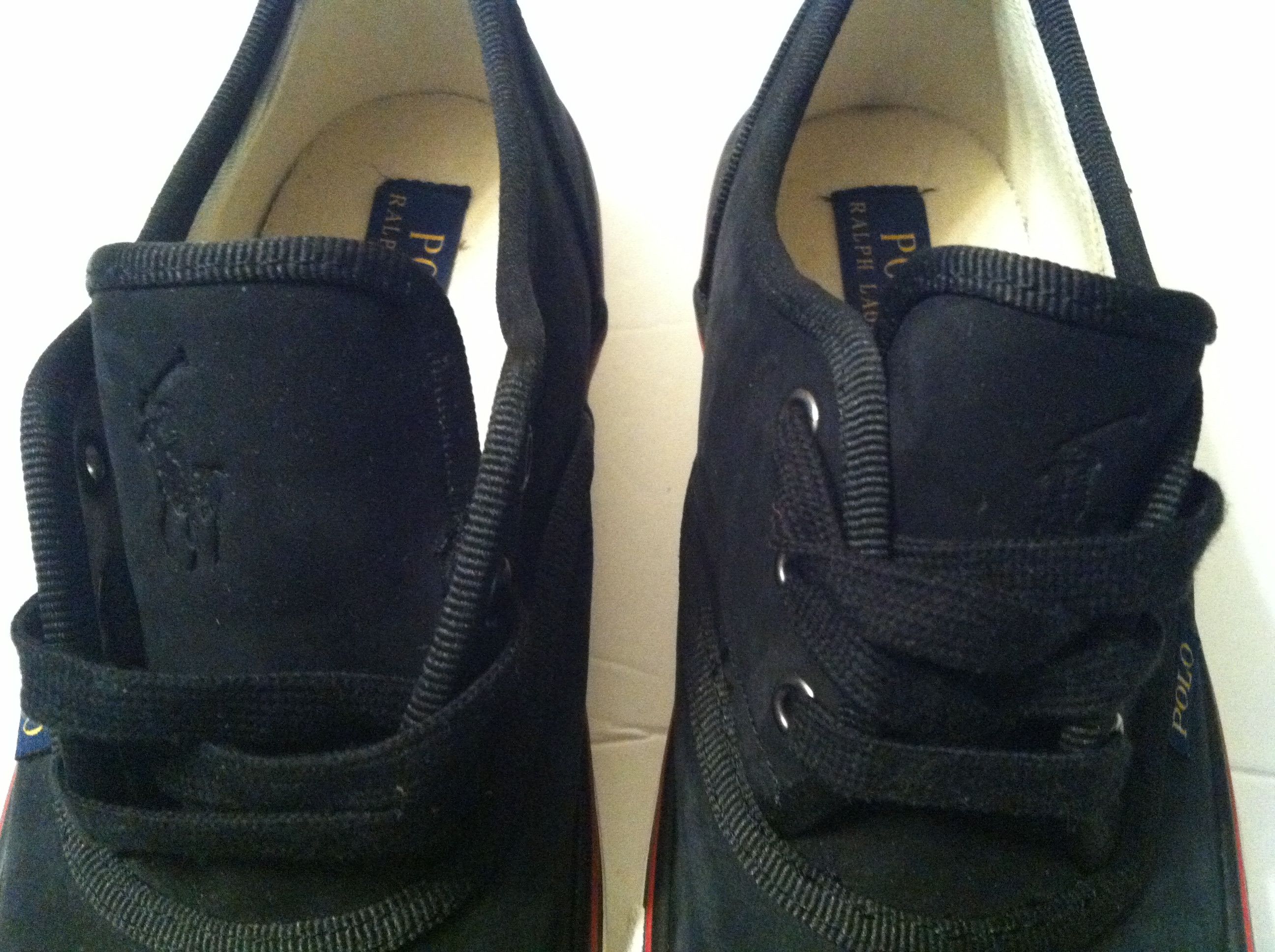 Polo Ralph Lauren POLO RALPH LAUREN MENS NEW BLACK SNEAKERS SIZE: 9D Size US 9 / EU 42 - 3 Thumbnail