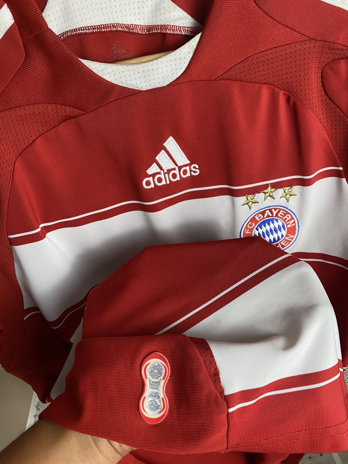 Adidas Vintage Bayern Munich Home Jersey Kit 2007/2008 Size US M / EU 48-50 / 2 - 13 Thumbnail