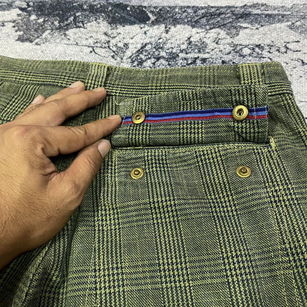 Tommy Hilfiger × Vintage Vintage Tommy Checkered Plaid Tartan Flare Cargo Pants Size 25" / US 0 / IT 36 - 12 Thumbnail