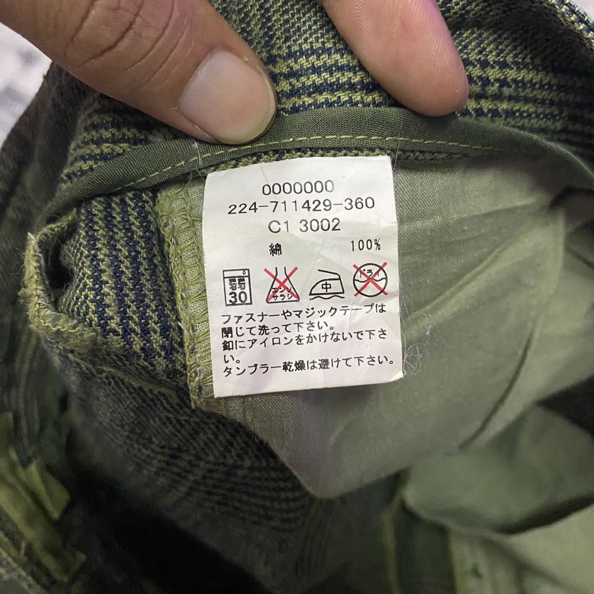 Tommy Hilfiger × Vintage Vintage Tommy Checkered Plaid Tartan Flare Cargo Pants Size 25" / US 0 / IT 36 - 14 Thumbnail