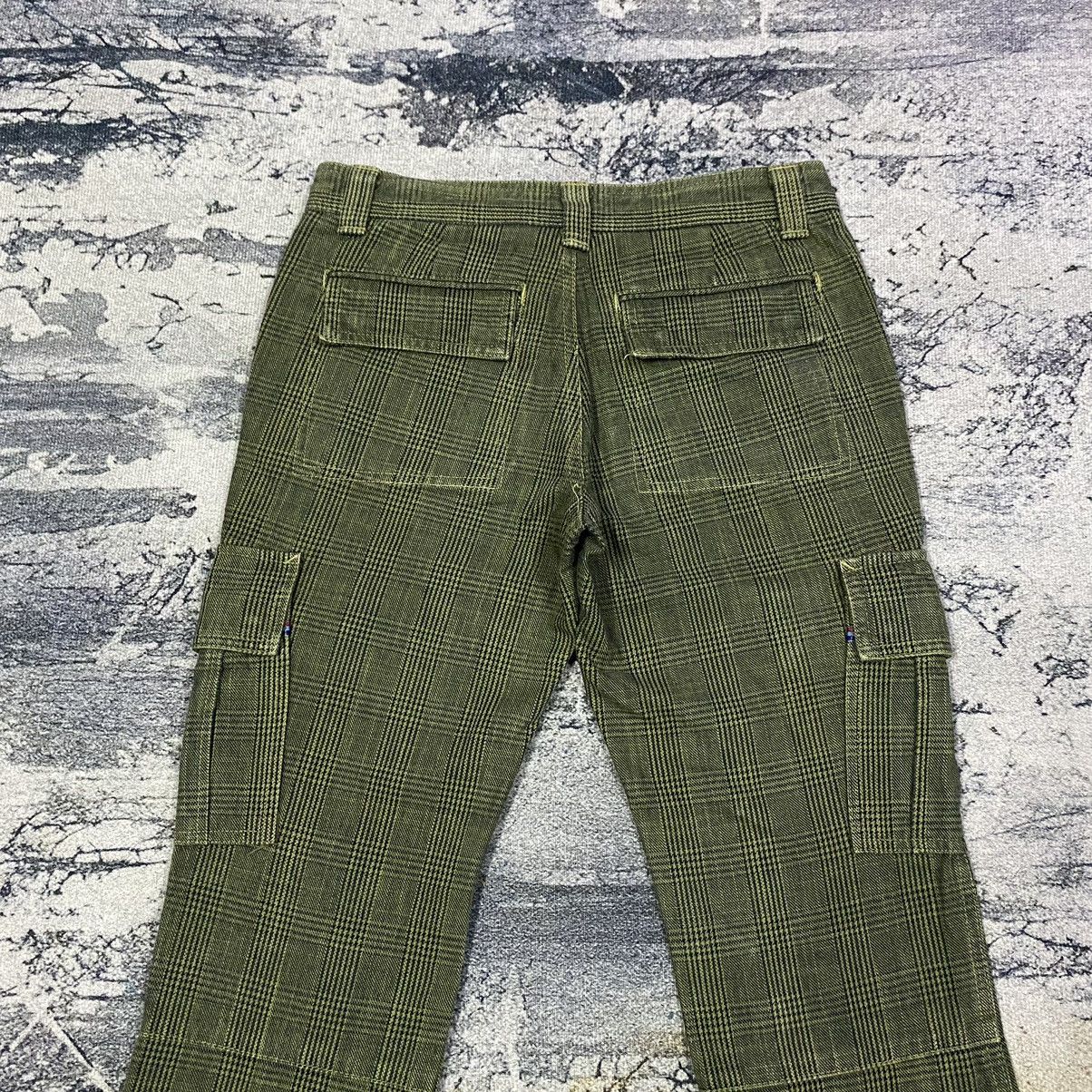 Tommy Hilfiger × Vintage Vintage Tommy Checkered Plaid Tartan Flare Cargo Pants Size 25" / US 0 / IT 36 - 10 Thumbnail