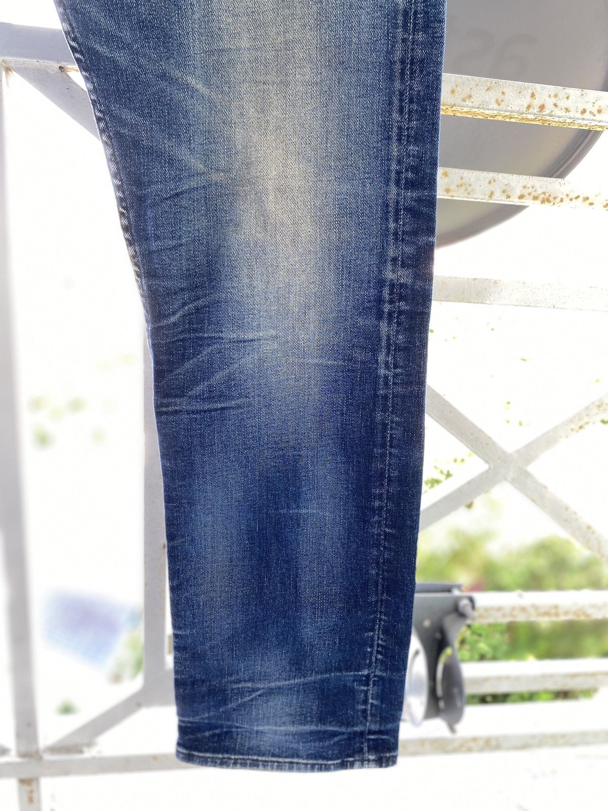 Guess 🔥Vintage🔥Custom Shashiko Patch Work Regular Stright Jeans Size US 38 / EU 54 - 6 Thumbnail
