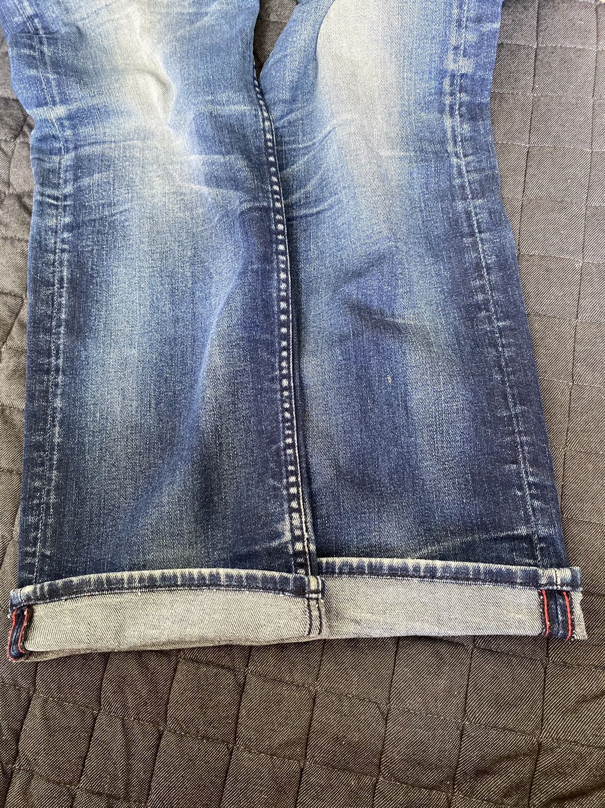 Guess 🔥Vintage🔥Custom Shashiko Patch Work Regular Stright Jeans Size US 38 / EU 54 - 7 Thumbnail