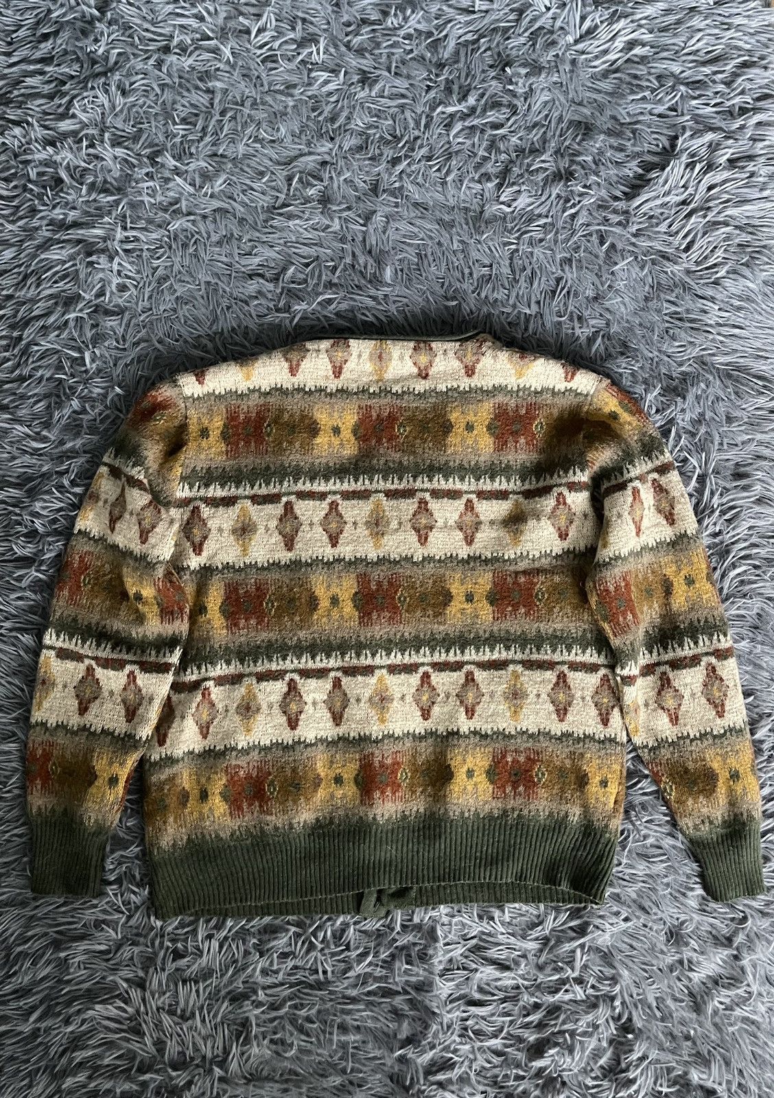 Fruit Of The Loom × Vintage Fruit of the Loom 70s vintage cardigan sweater Size L / US 10 / IT 46 - 6 Thumbnail
