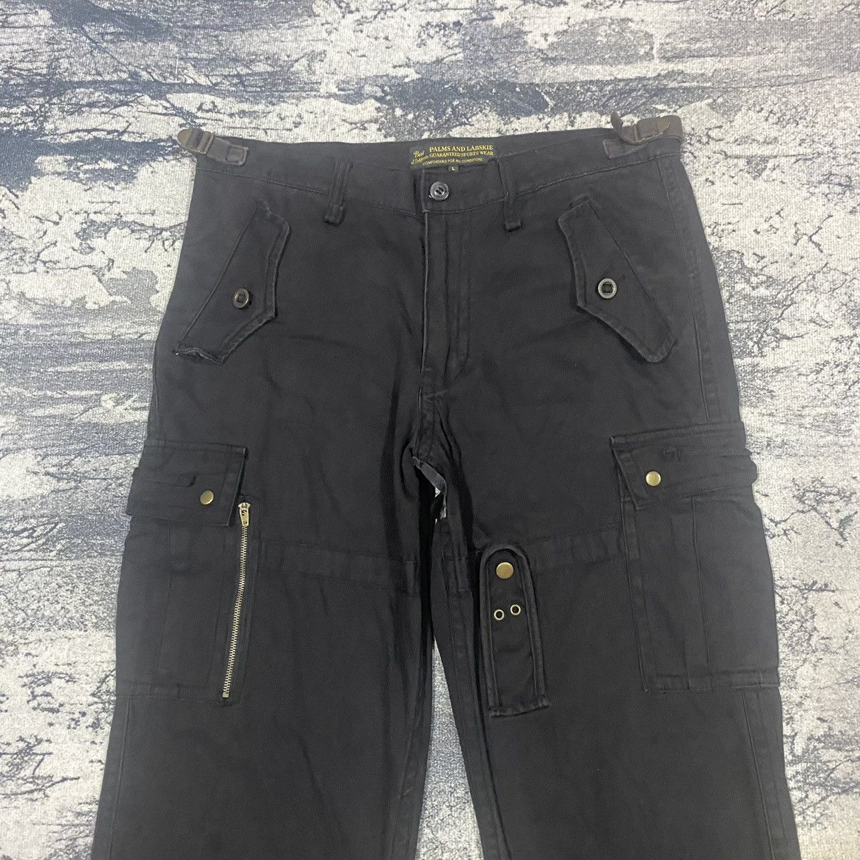 If Six Was Nine × Japanese Brand × Vintage Vintage Palm and Labskie Cargo Bondage Pants Size US 35 - 4 Thumbnail