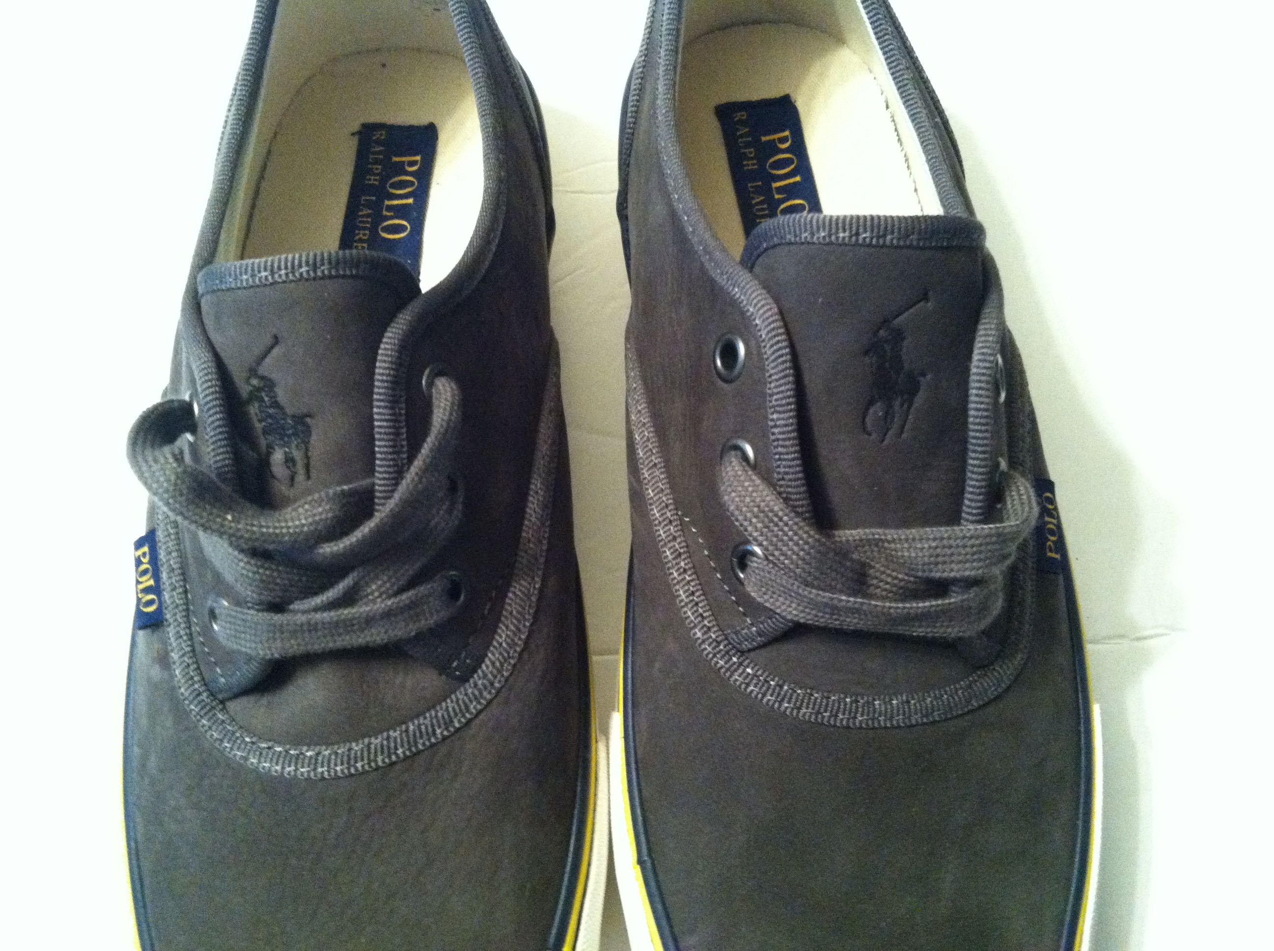 Polo Ralph Lauren POLO RALPH LAUREN MENS NEW GRAY SNEAKERS SIZE: 11D Size US 11 / EU 44 - 3 Thumbnail