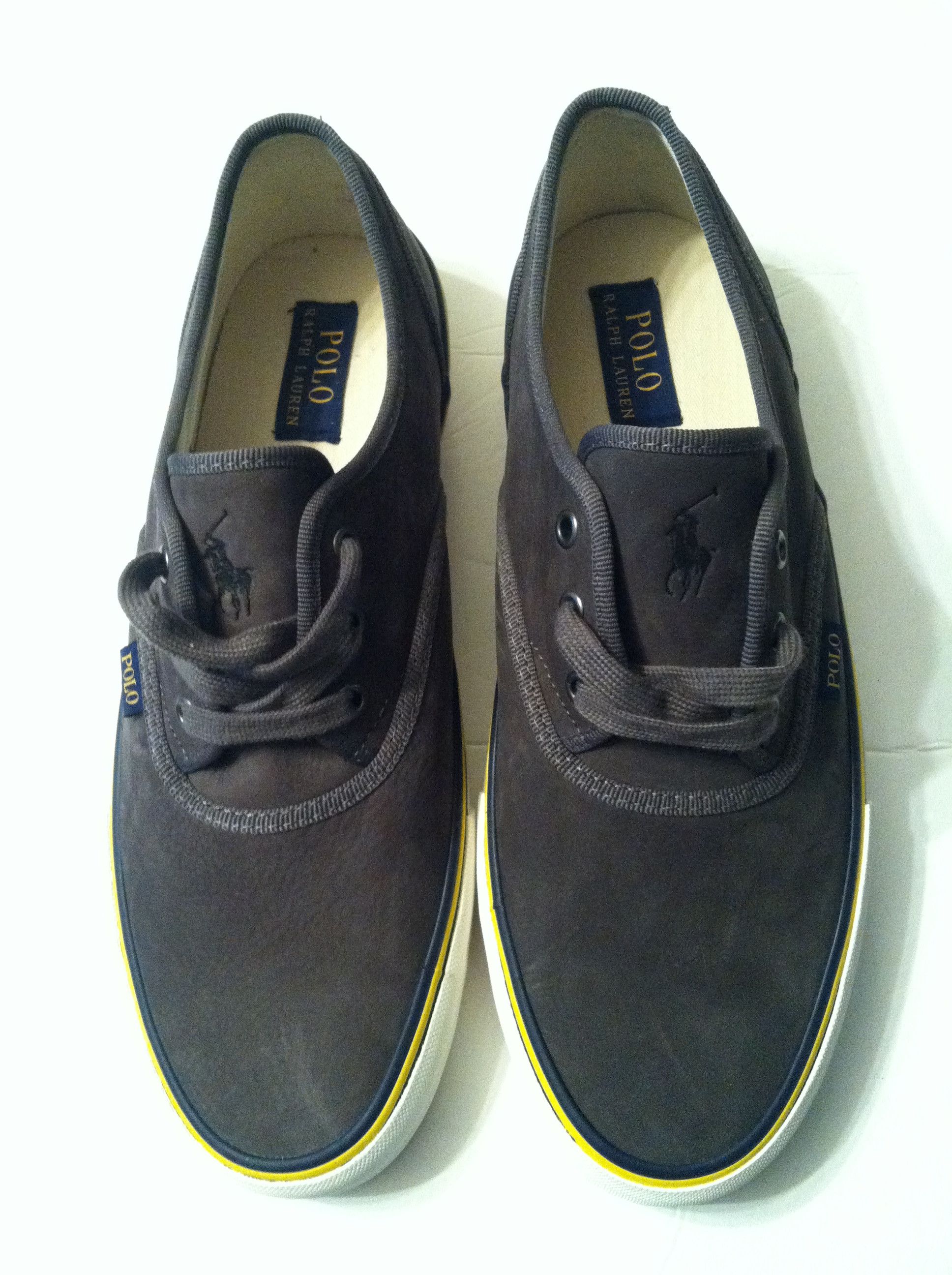 Polo Ralph Lauren POLO RALPH LAUREN MENS NEW GRAY SNEAKERS SIZE: 11D Size US 11 / EU 44 - 1 Thumbnail