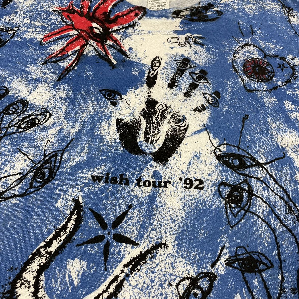 The Cure × Vintage Vintage 1992 The Cure Wish Tour All Over Print T-Shirt Size US L / EU 52-54 / 3 - 10 Thumbnail