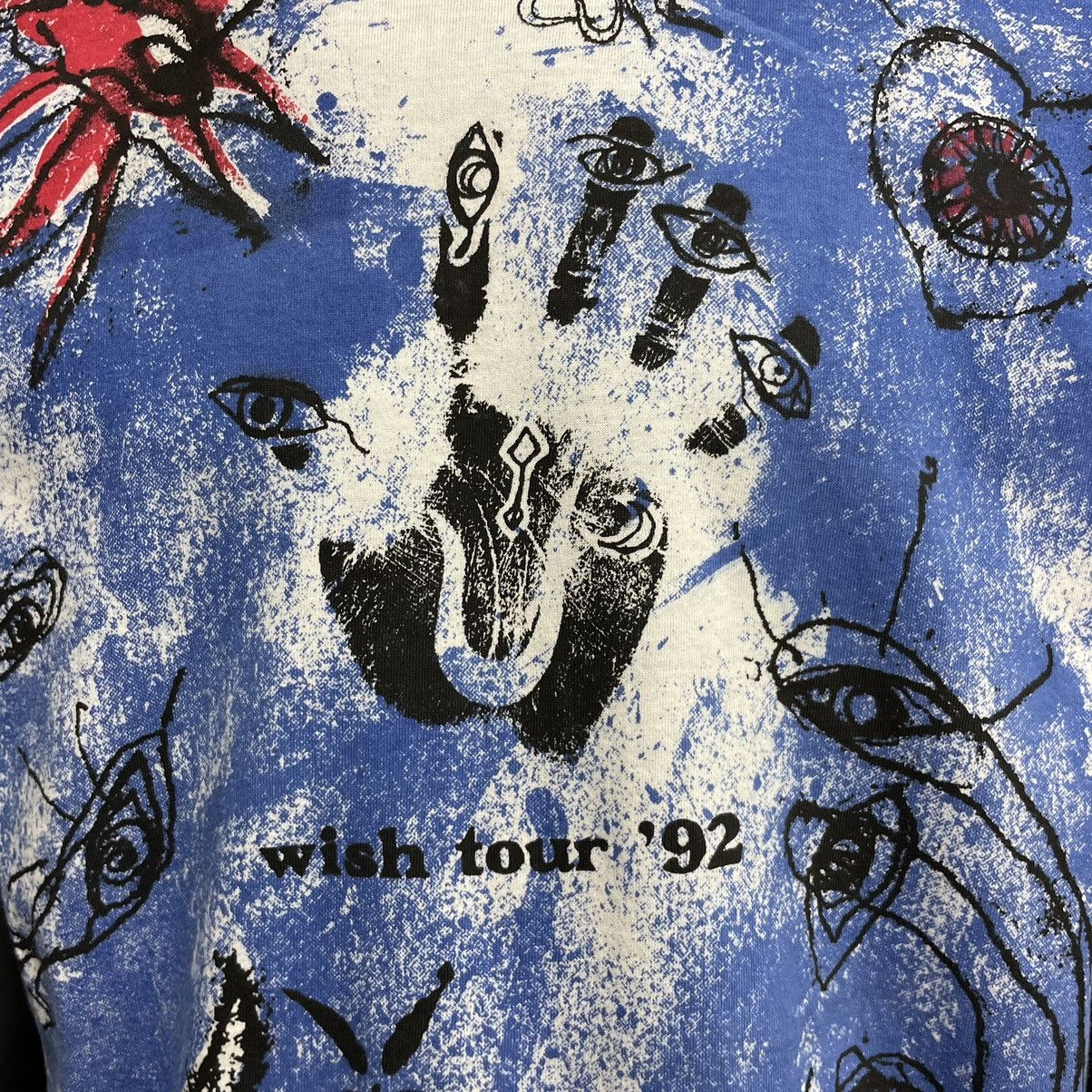 The Cure × Vintage Vintage 1992 The Cure Wish Tour All Over Print T-Shirt Size US L / EU 52-54 / 3 - 4 Thumbnail