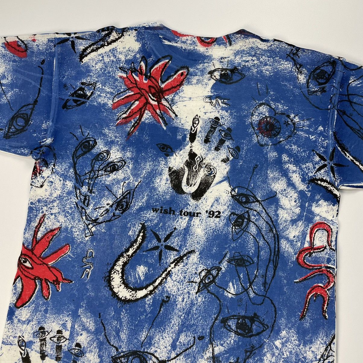The Cure × Vintage Vintage 1992 The Cure Wish Tour All Over Print T-Shirt Size US L / EU 52-54 / 3 - 12 Thumbnail