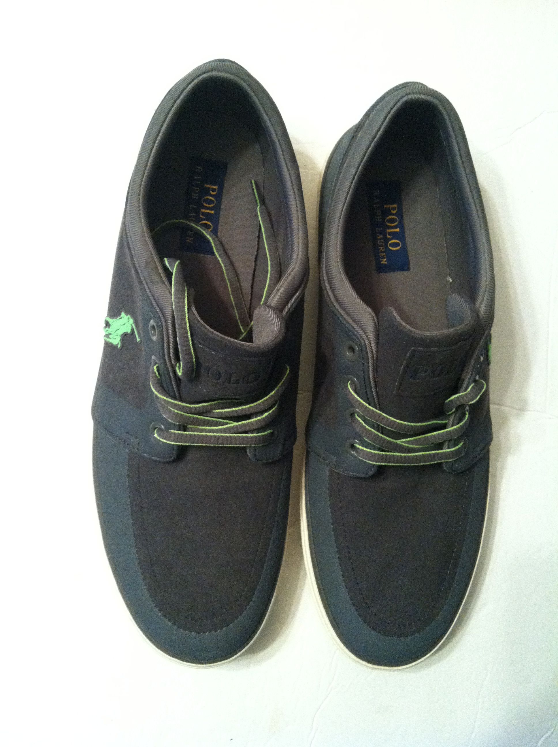 Polo Ralph Lauren POLO RALPH LAUREN MENS NEW TECH NUBUCK SNEAKERS SIZE: 11D Size US 11 / EU 44 - 2 Thumbnail