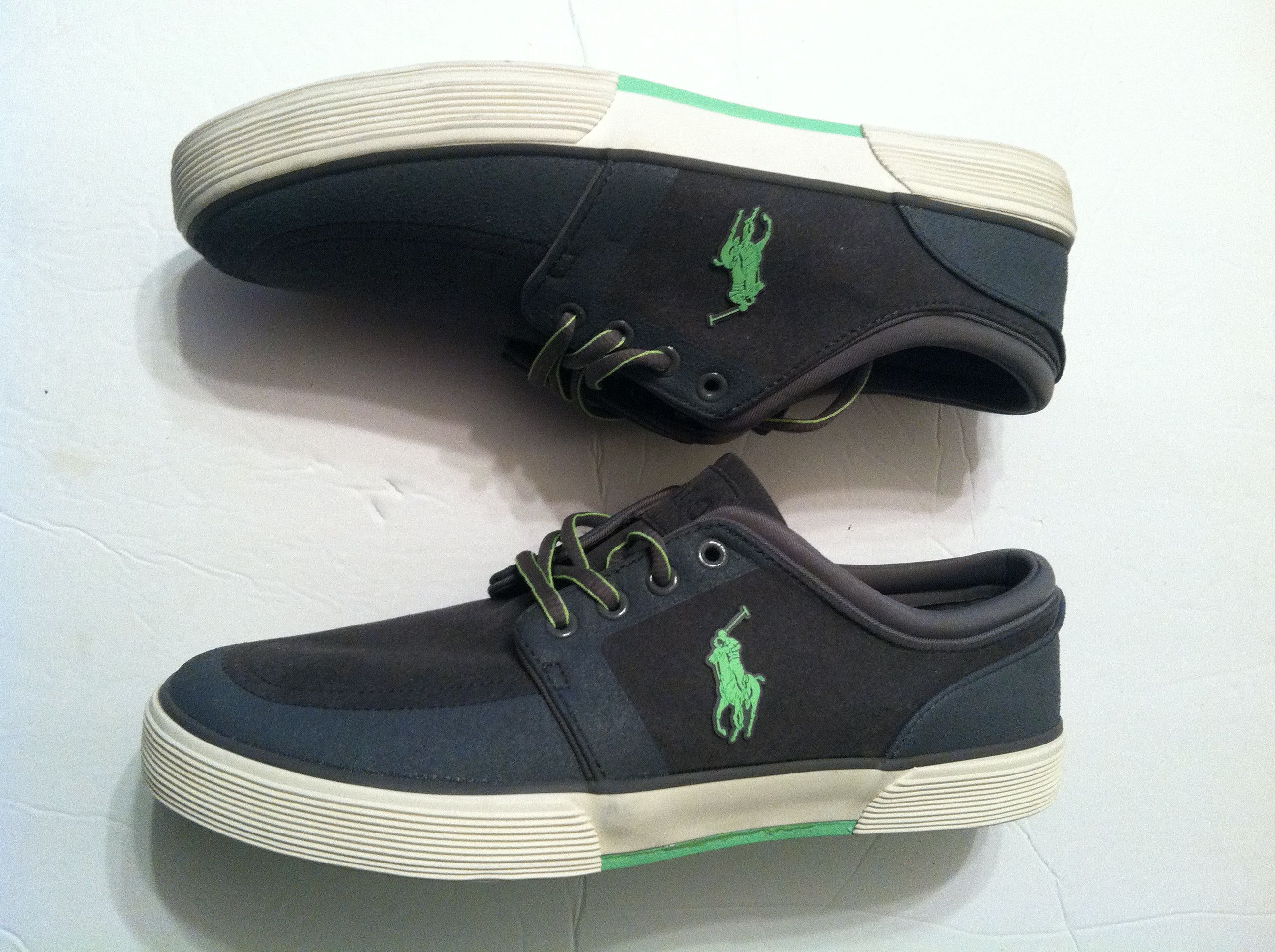 Polo Ralph Lauren POLO RALPH LAUREN MENS NEW TECH NUBUCK SNEAKERS SIZE: 11D Size US 11 / EU 44 - 5 Thumbnail