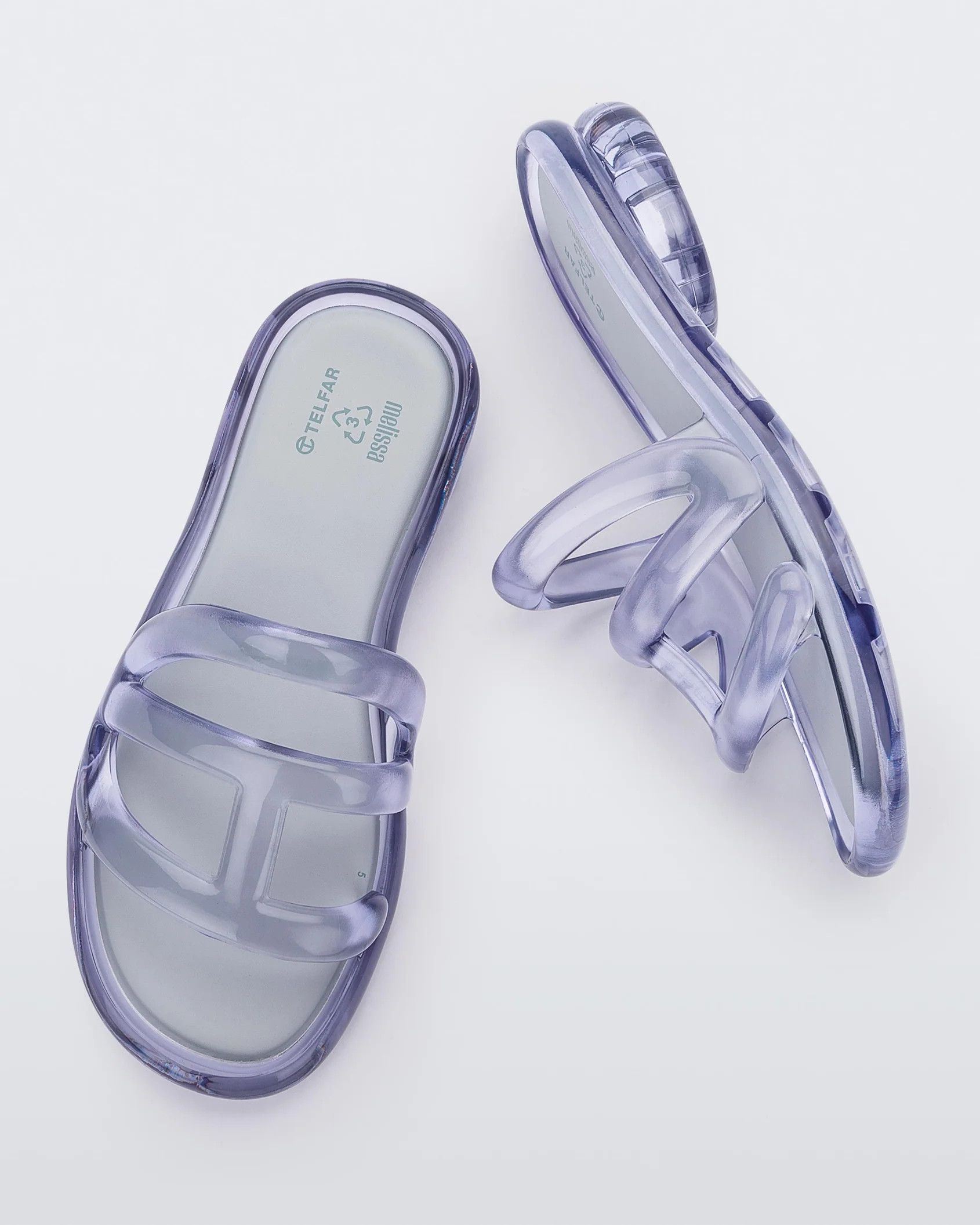 Melissa Melissa x Telfar Jelly Slide - Clear (Women's Sizing) Size US 6 / IT 36 - 1 Thumbnail
