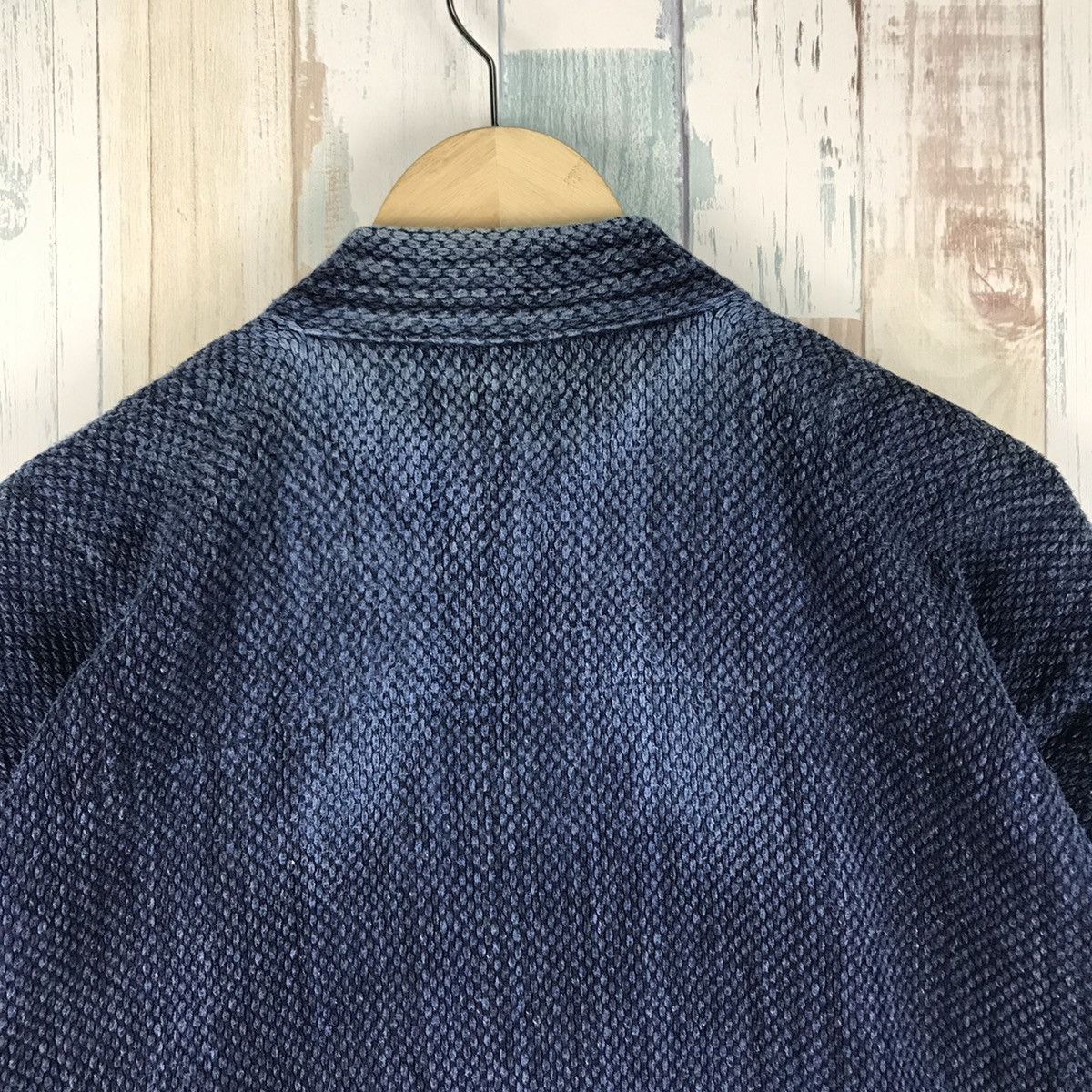 Japanese Brand Kendo Kimono Blue Indigo Dyed Woven Japanese Traditional Size US L / EU 52-54 / 3 - 5 Thumbnail