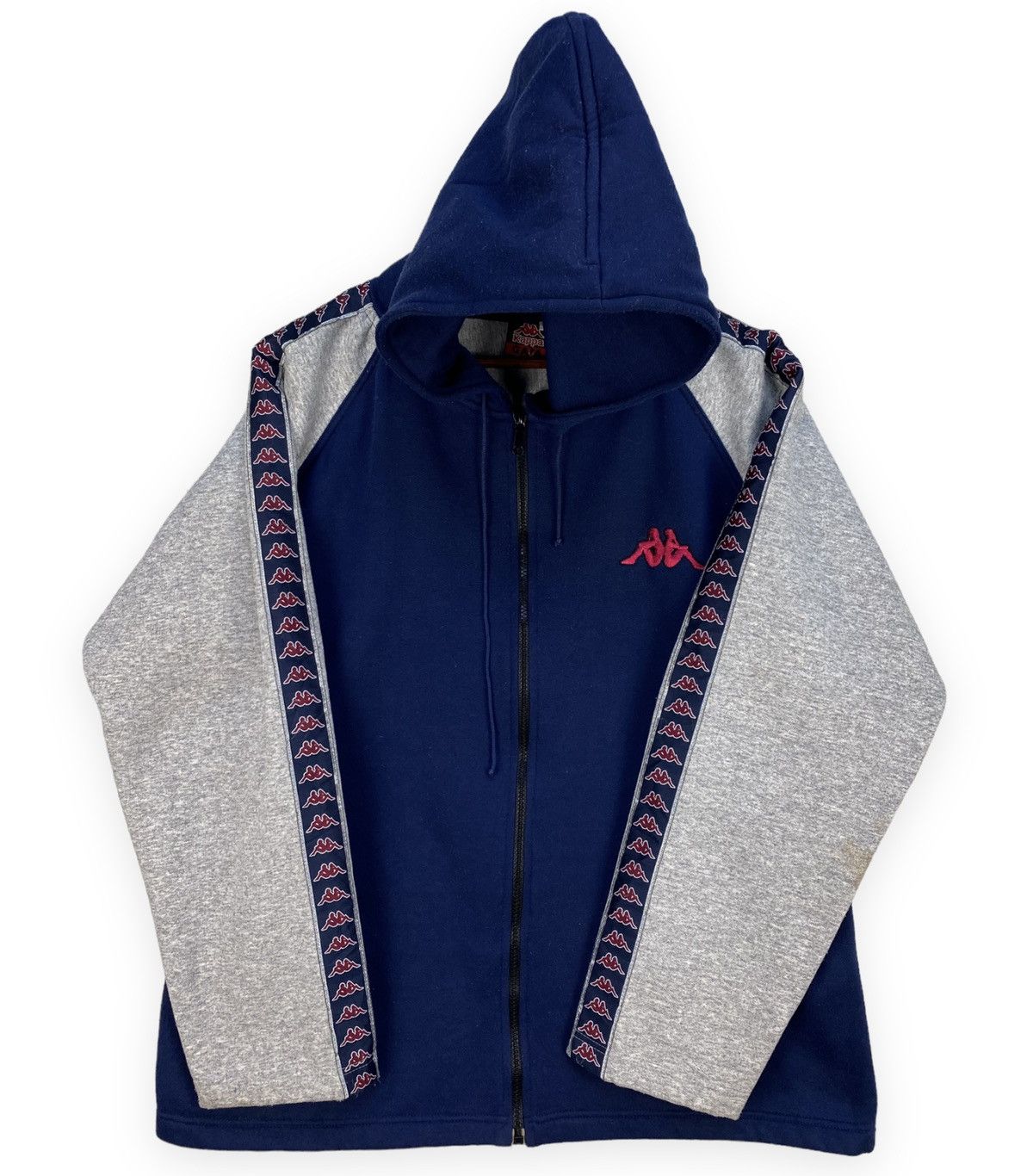 Kappa Vintage Kappa Side Tape Hoodies Size US L / EU 52-54 / 3 - 2 Thumbnail