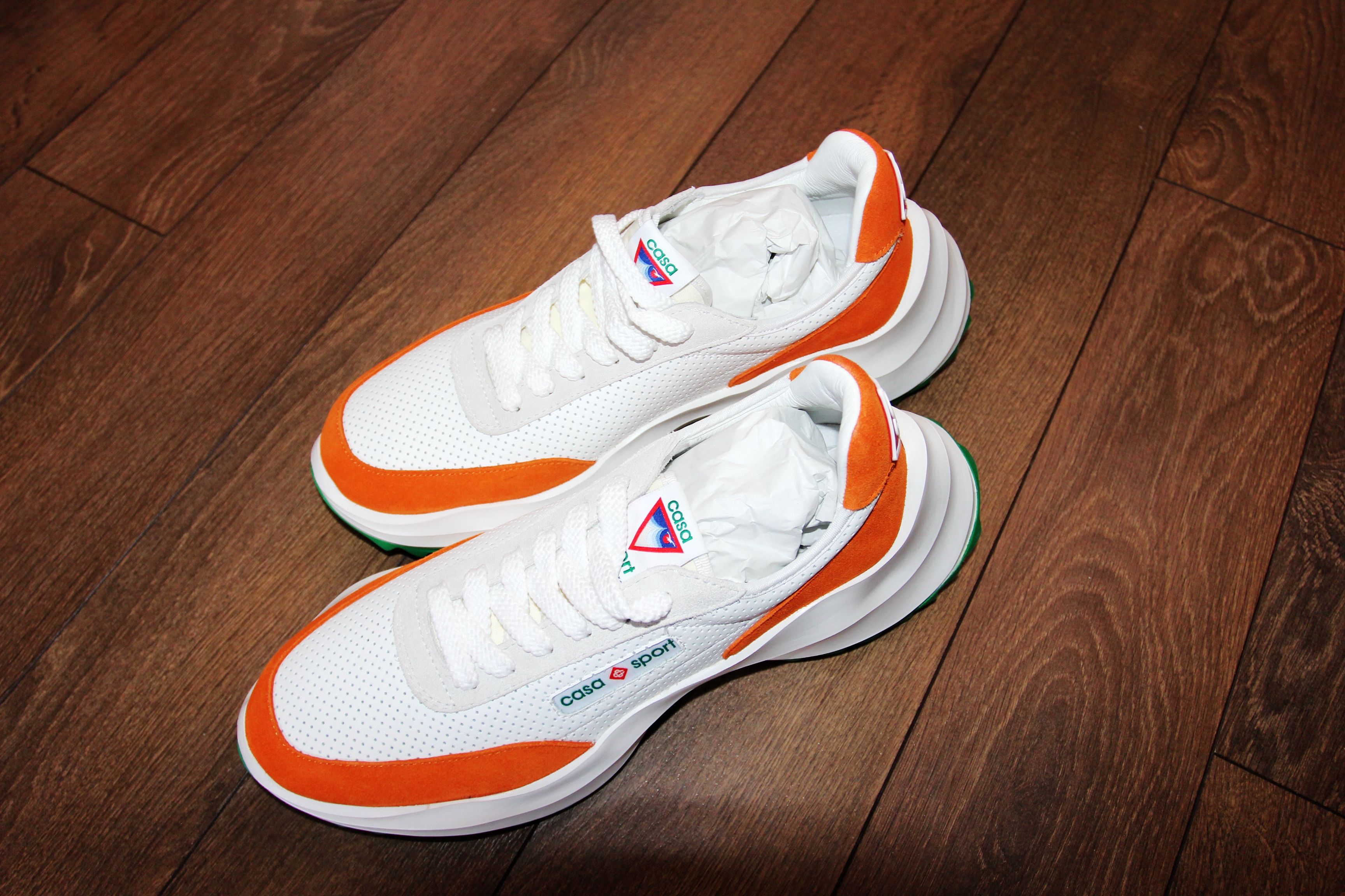 Casablanca BNWT SS23 CASABLANCA ATLANTIS LEATHER SNEAKERS 44 Size US 11 / EU 44 - 2 Thumbnail