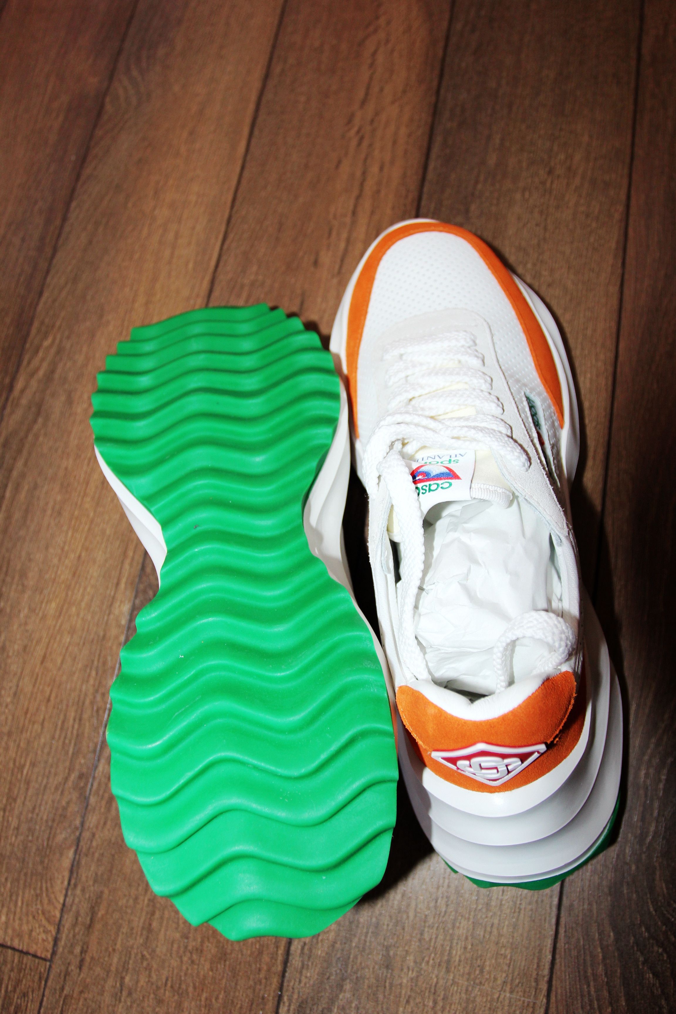 Casablanca BNWT SS23 CASABLANCA ATLANTIS LEATHER SNEAKERS 44 Size US 11 / EU 44 - 5 Thumbnail