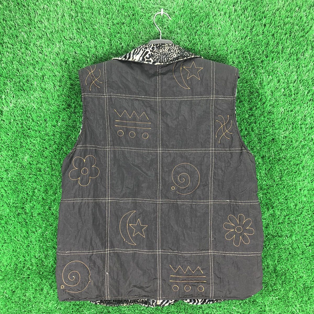 Japanese Brand × Vintage Vintage 80's Riversable Vest by Rip Arare Femme Moda Size US L / EU 52-54 / 3 - 10 Thumbnail