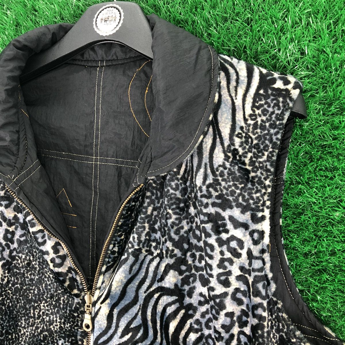 Japanese Brand × Vintage Vintage 80's Riversable Vest by Rip Arare Femme Moda Size US L / EU 52-54 / 3 - 2 Thumbnail