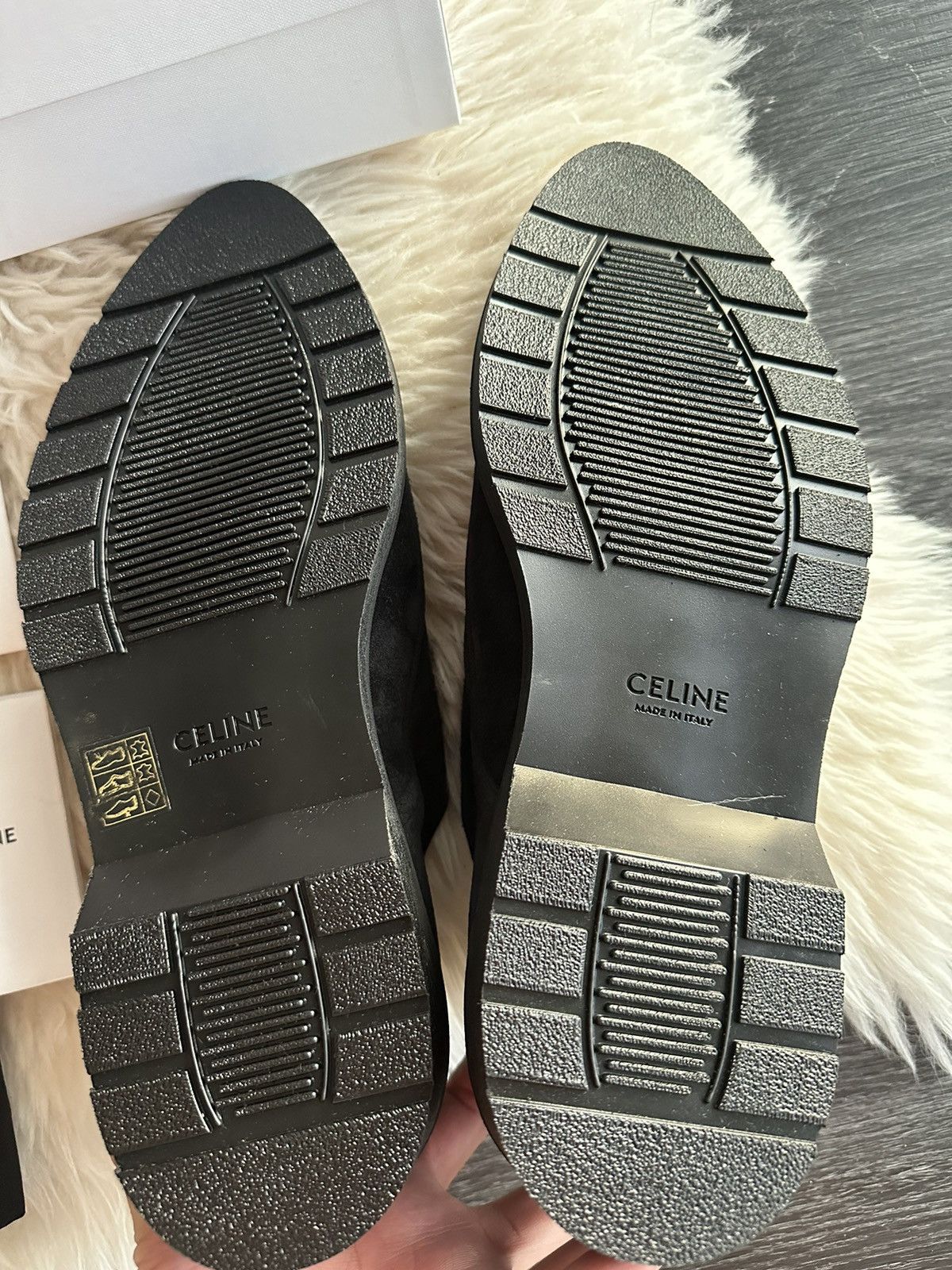 Celine × Hedi Slimane Rare Brand New Celine Hedi Derby 30 Suede Leather Creeper Size US 12 / EU 45 - 5 Thumbnail