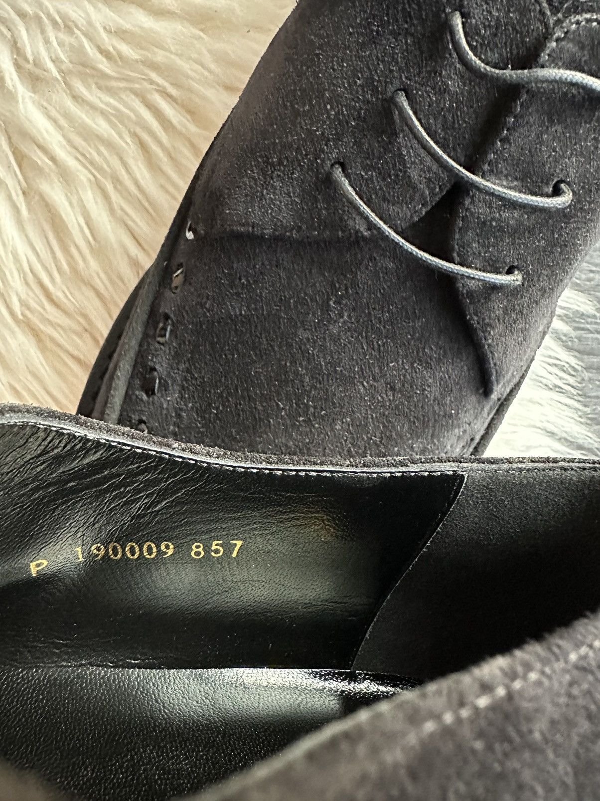 Celine × Hedi Slimane Rare Brand New Celine Hedi Derby 30 Suede Leather Creeper Size US 12 / EU 45 - 9 Thumbnail