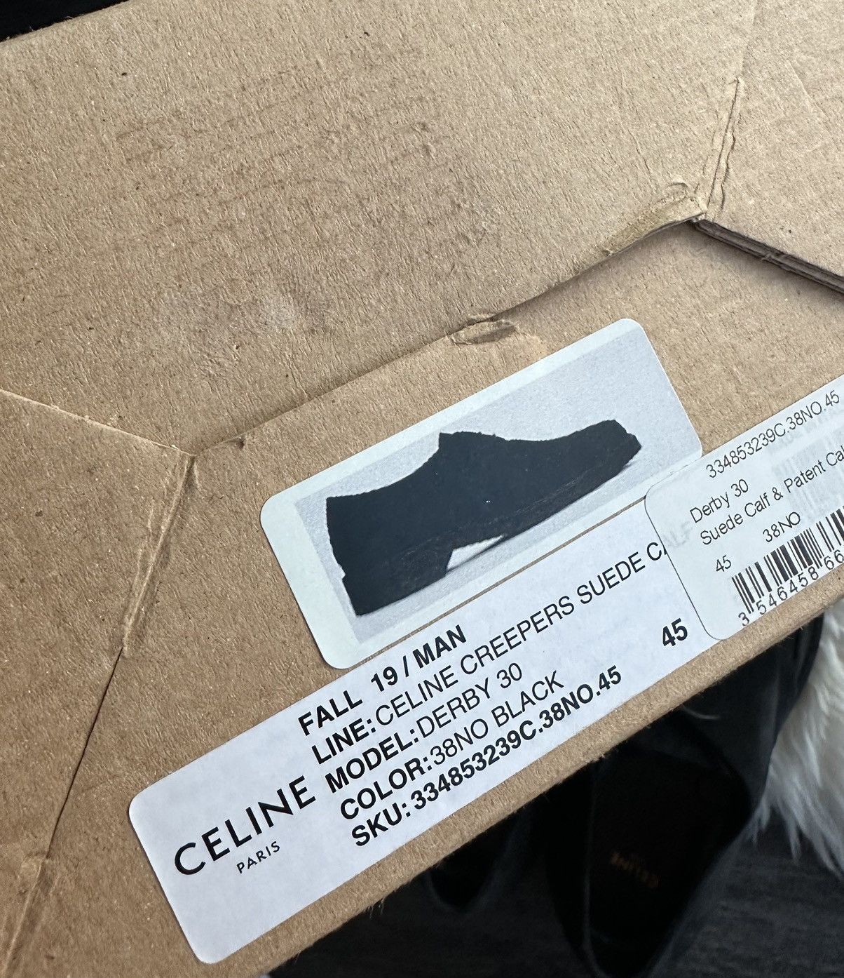 Celine × Hedi Slimane Rare Brand New Celine Hedi Derby 30 Suede Leather Creeper Size US 12 / EU 45 - 6 Thumbnail