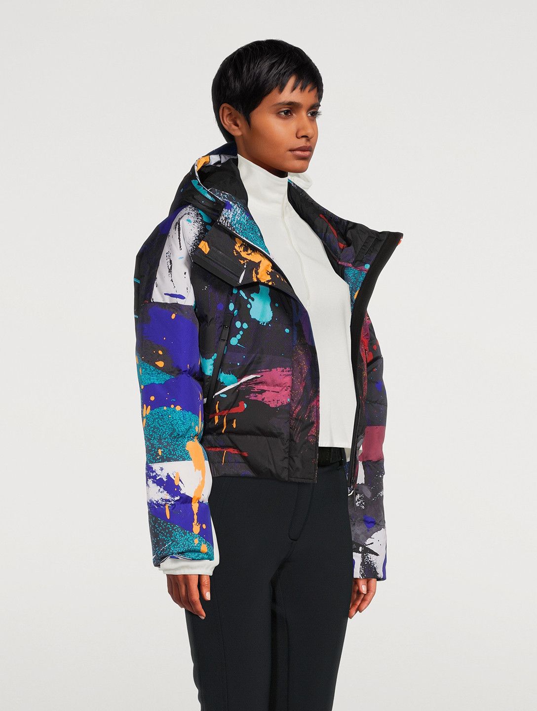 Templa BNWT AW22 TEMPLA CROPPED DOWN JACKET S Size S / US 4 / IT 40 - 15 Thumbnail
