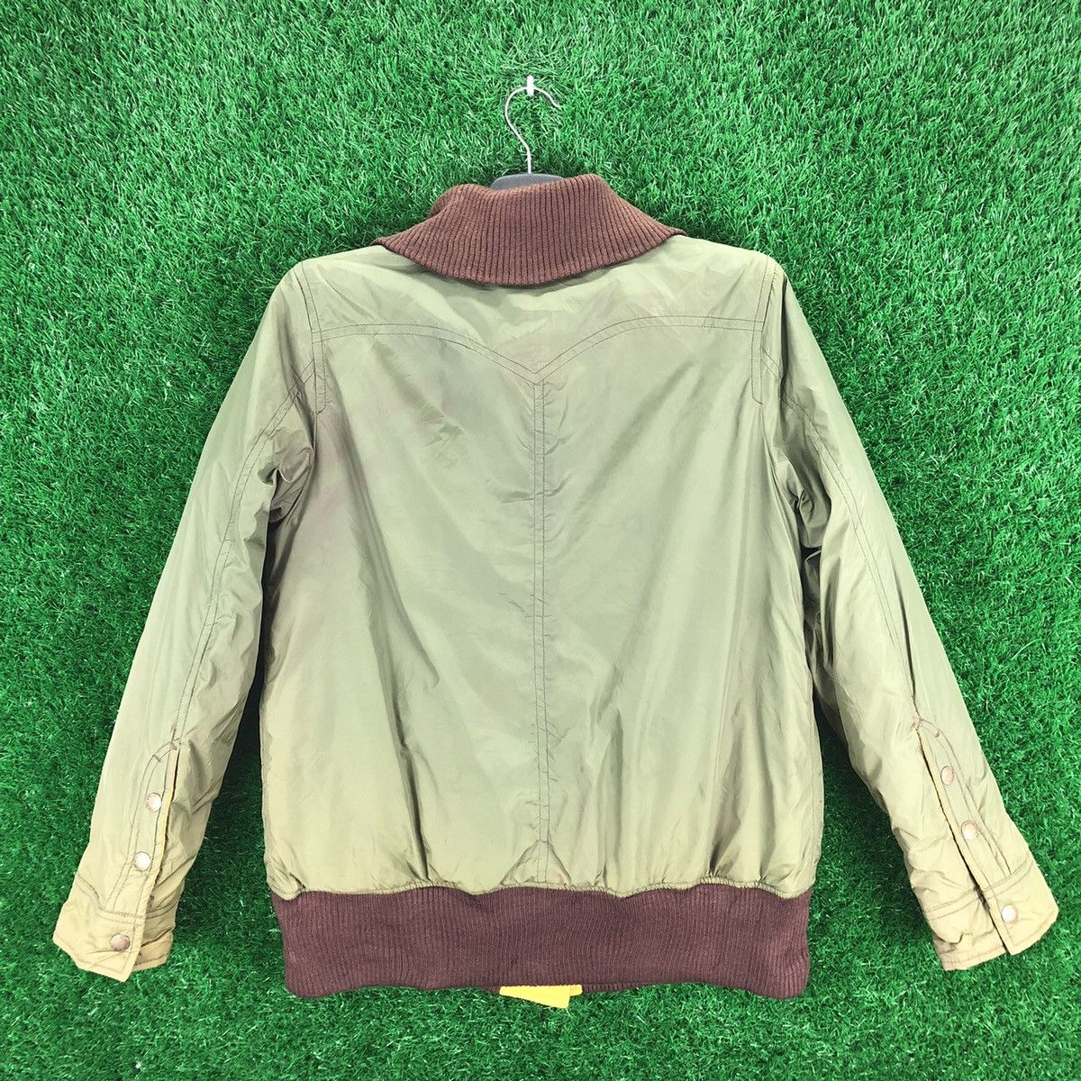 Japanese Brand Vintage 90's Reversable Nylon Jacket Bomber Style Size US S / EU 44-46 / 1 - 7 Thumbnail