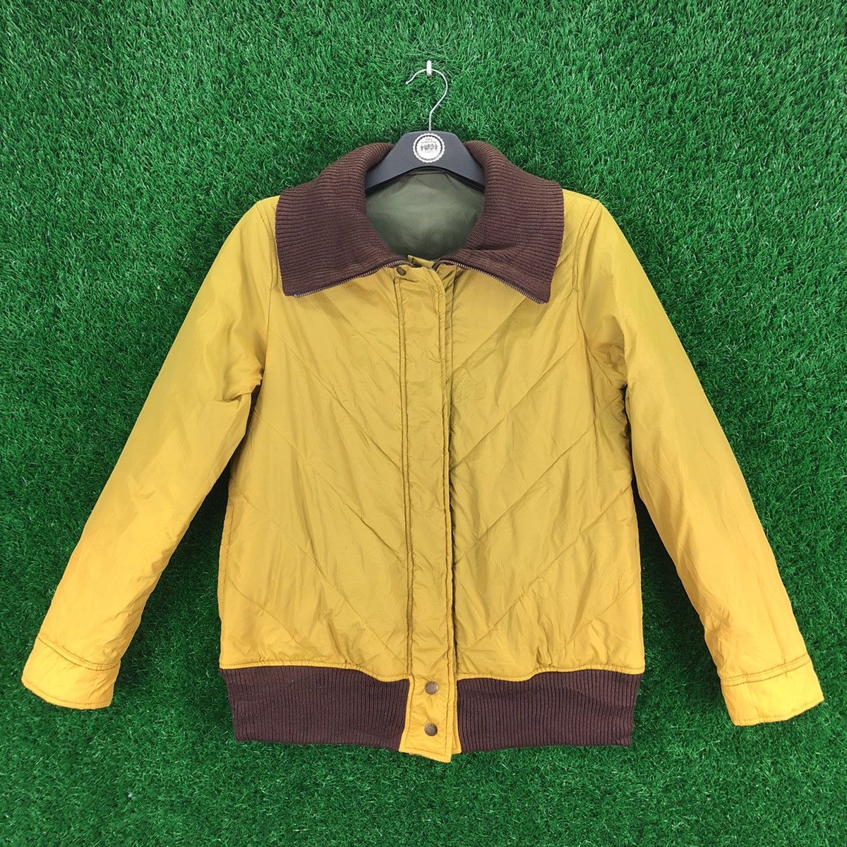 Japanese Brand Vintage 90's Reversable Nylon Jacket Bomber Style Size US S / EU 44-46 / 1 - 4 Thumbnail