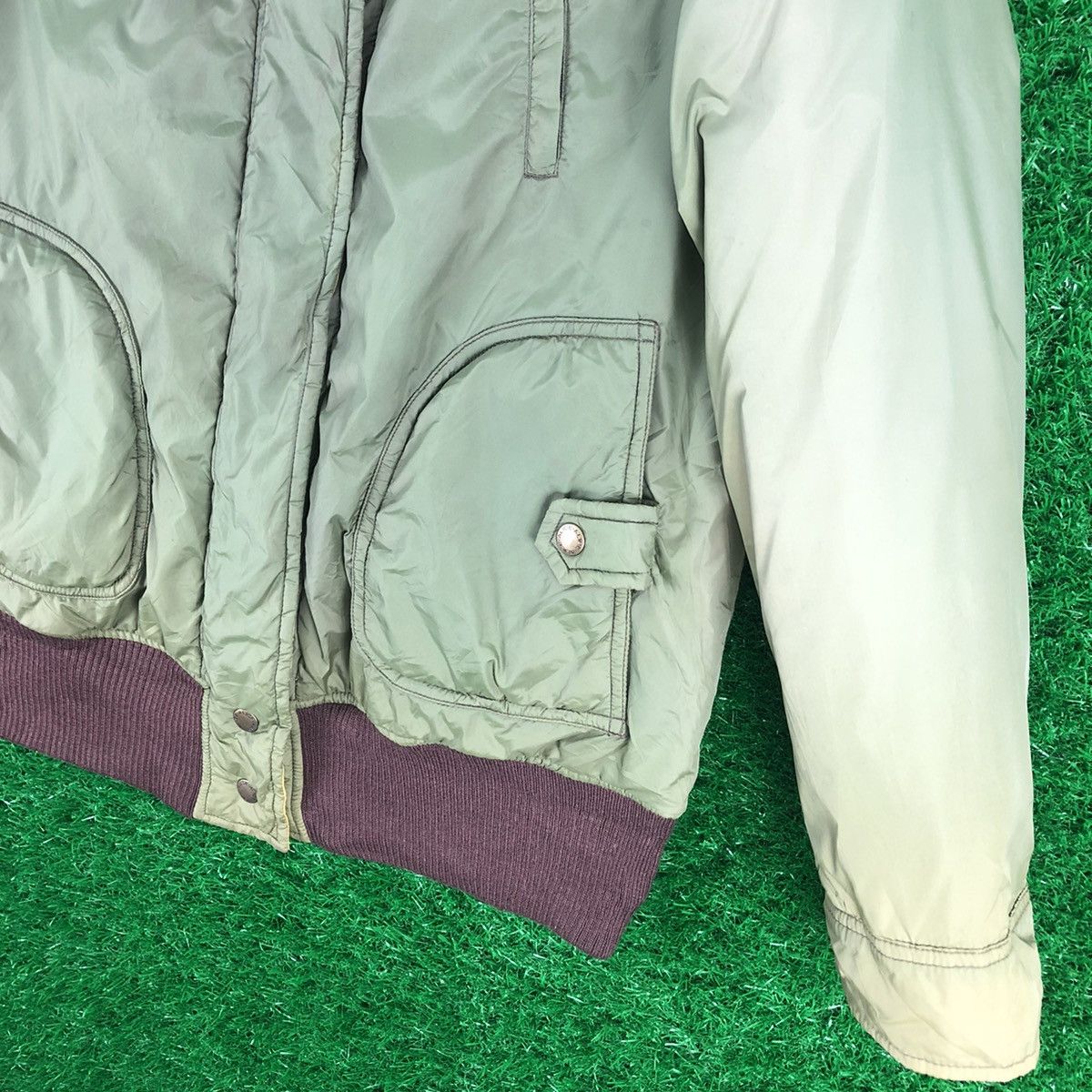 Japanese Brand Vintage 90's Reversable Nylon Jacket Bomber Style Size US S / EU 44-46 / 1 - 3 Thumbnail