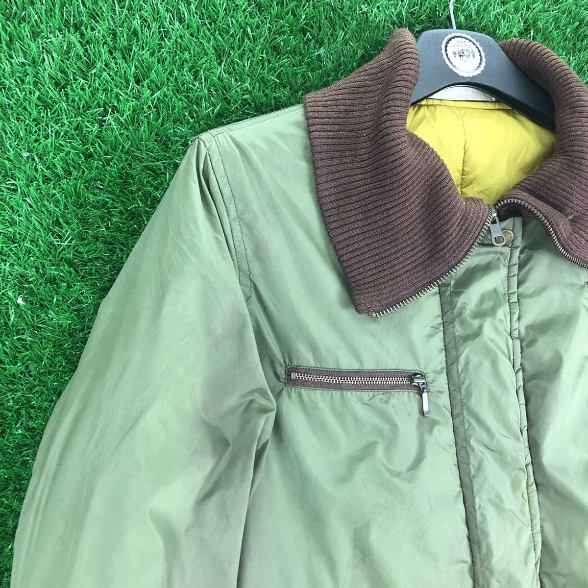 Japanese Brand Vintage 90's Reversable Nylon Jacket Bomber Style Size US S / EU 44-46 / 1 - 2 Thumbnail